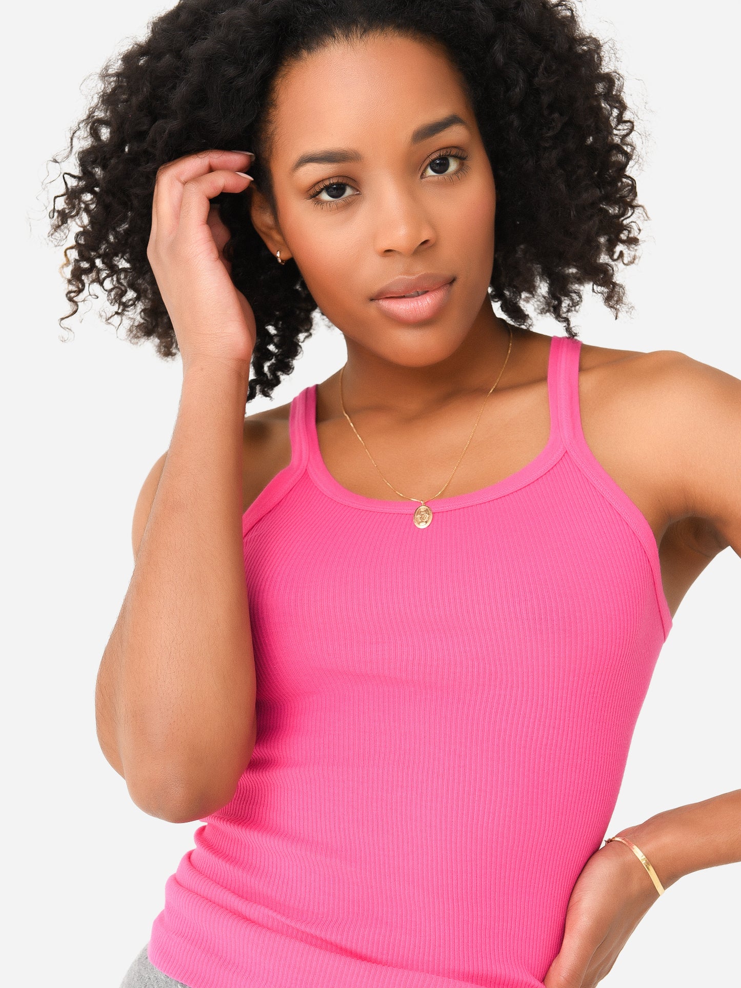 Re/Done Women's Ribbed Tank - Saint Bernard