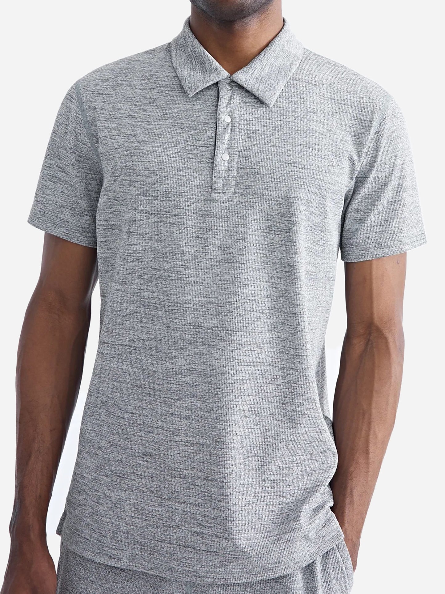 Reigning Champ Men's Solotex Mesh Polo - Saint Bernard