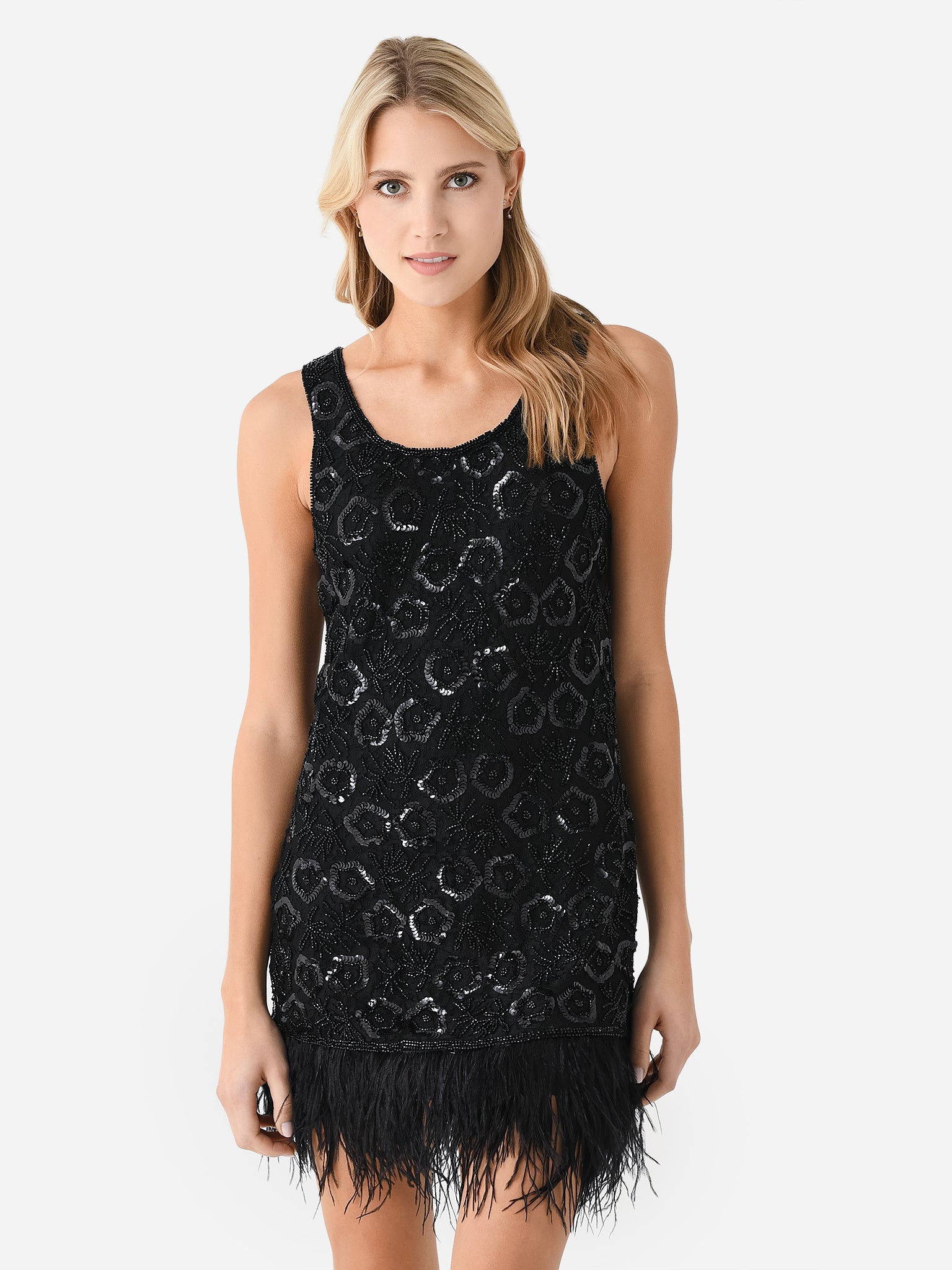 SEA Women's Misha Combo Knit Mini Dress Saint Bernard SEA Women's Misha Combo Knit Mini Dress Saint Bernard