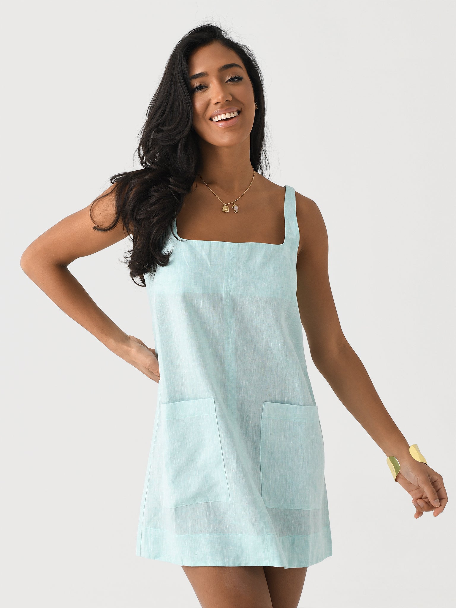 Bondi Born Women's Leiden A-Line Mini Dress Saint Bernard Bondi Born Women's Leiden A-Line Mini Dress Saint Bernard
