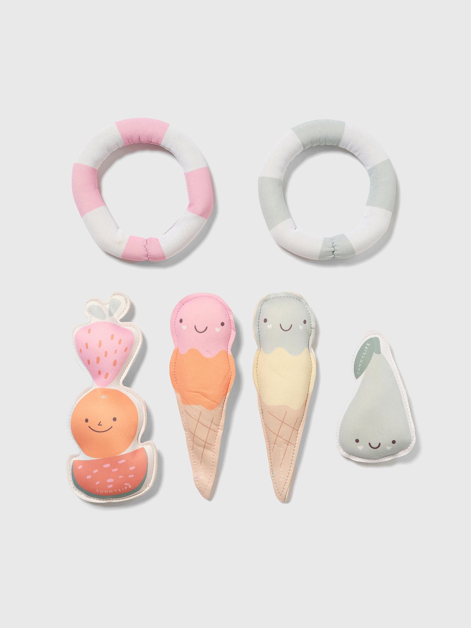 SUNNYLIFE Dive Buddies Cotton Candy Multi Set of 6