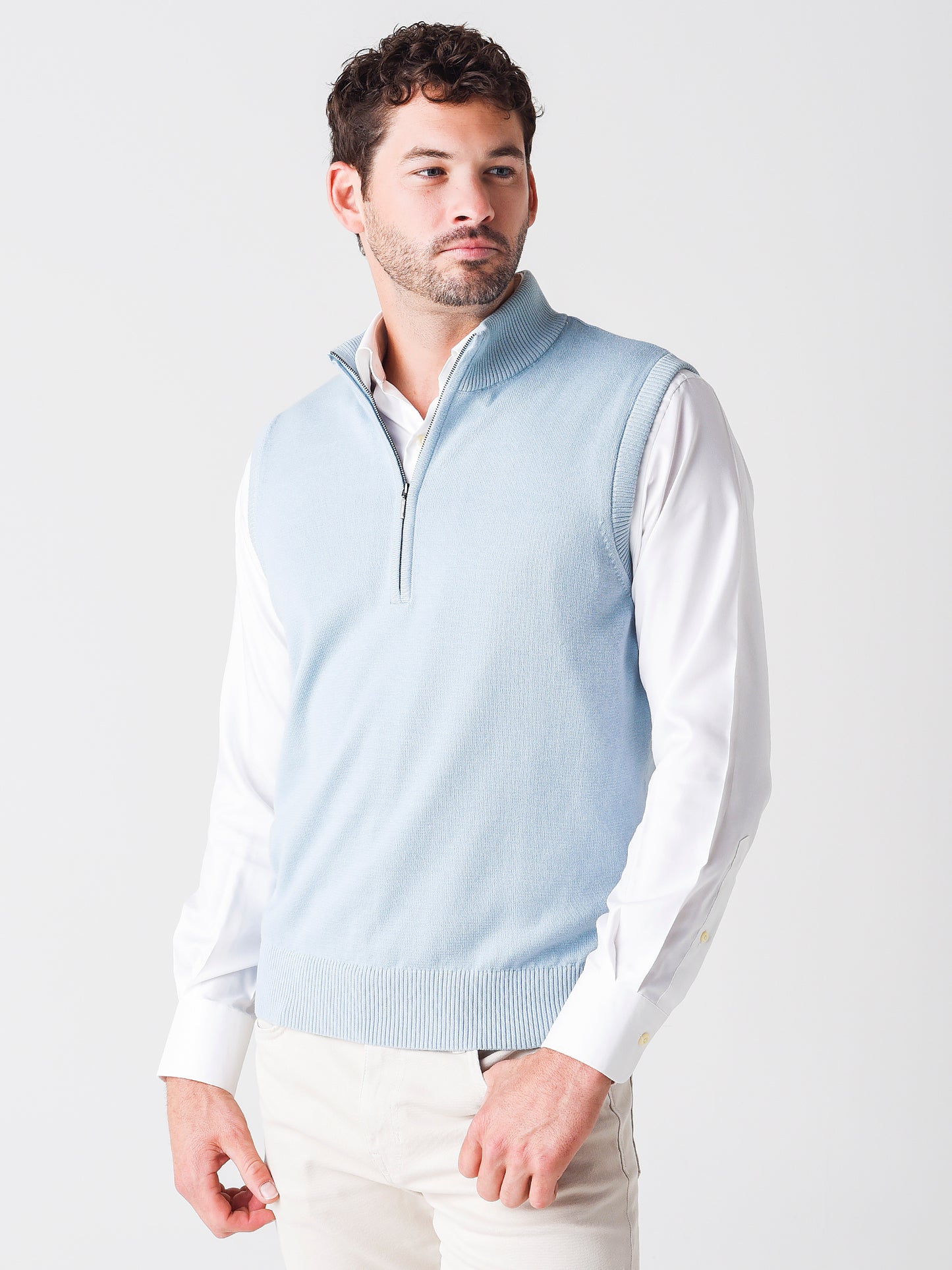 Saint Bernard Men's Blount Quart-Zip Sweater Vest - Saint Bernard