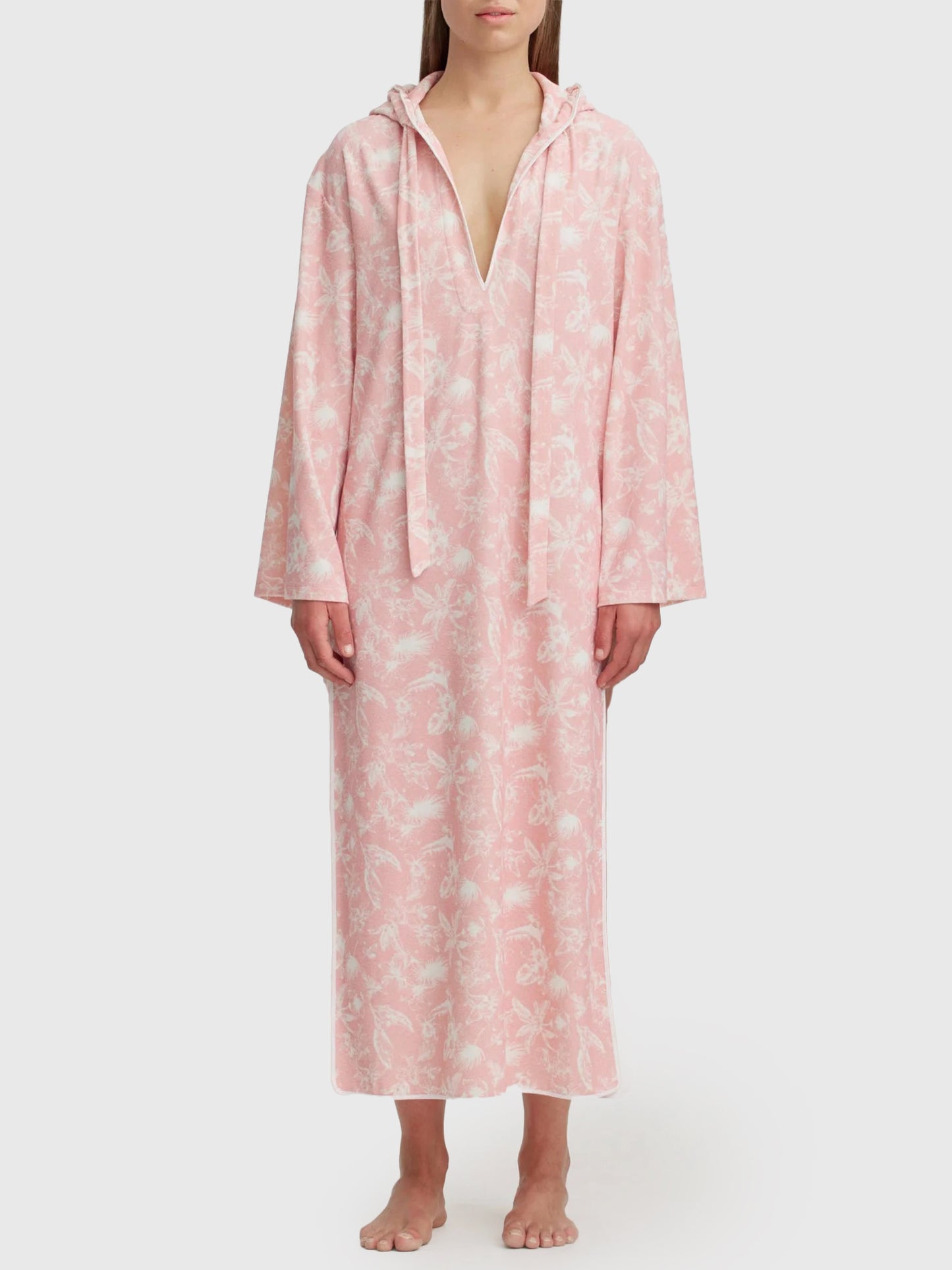 Marysia Women's Long Sleeve Hooded Tunic - Saint Bernard