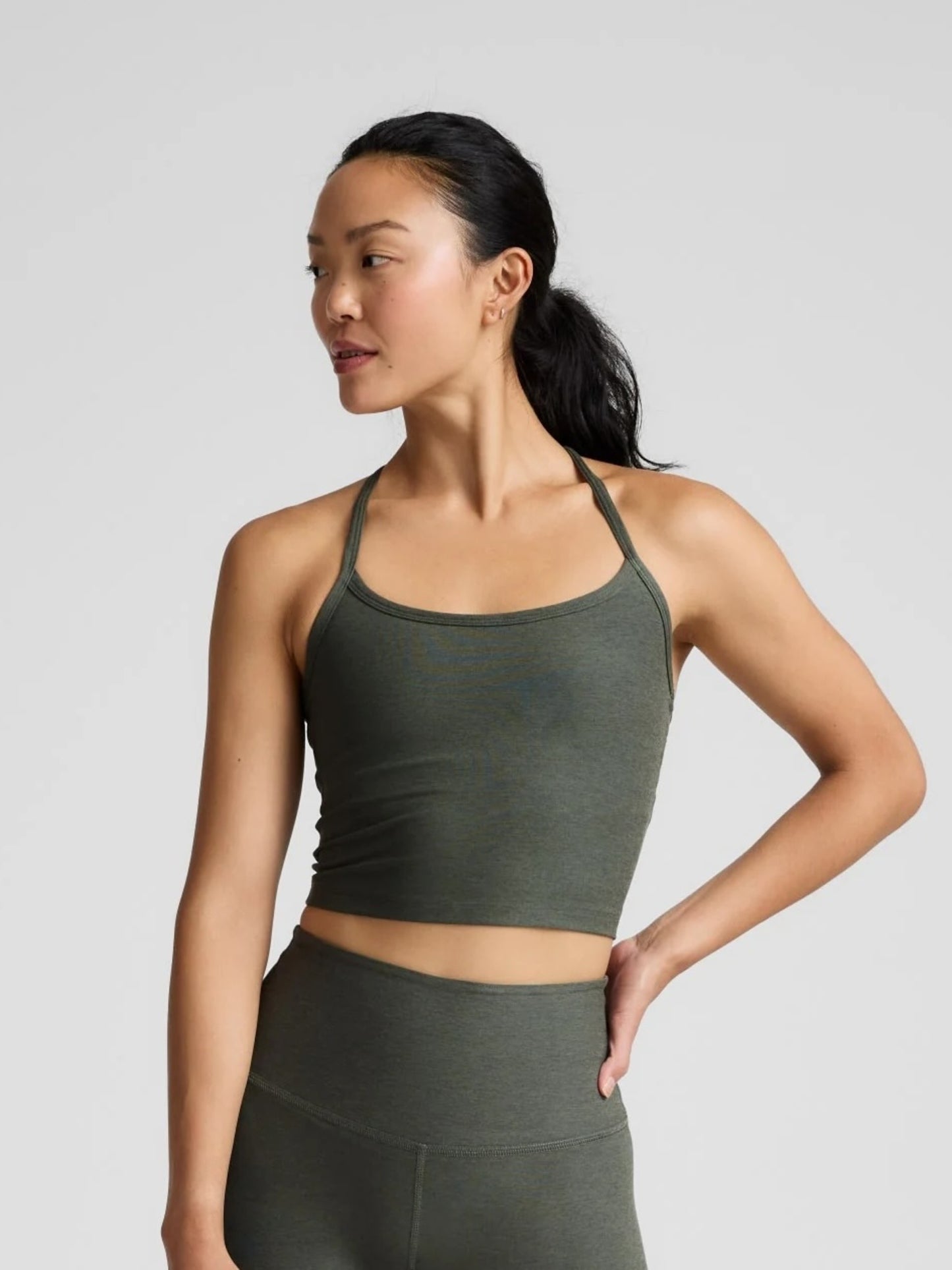 Beyond Yoga Women's Spacedye Slim Racerback Cropped Tank