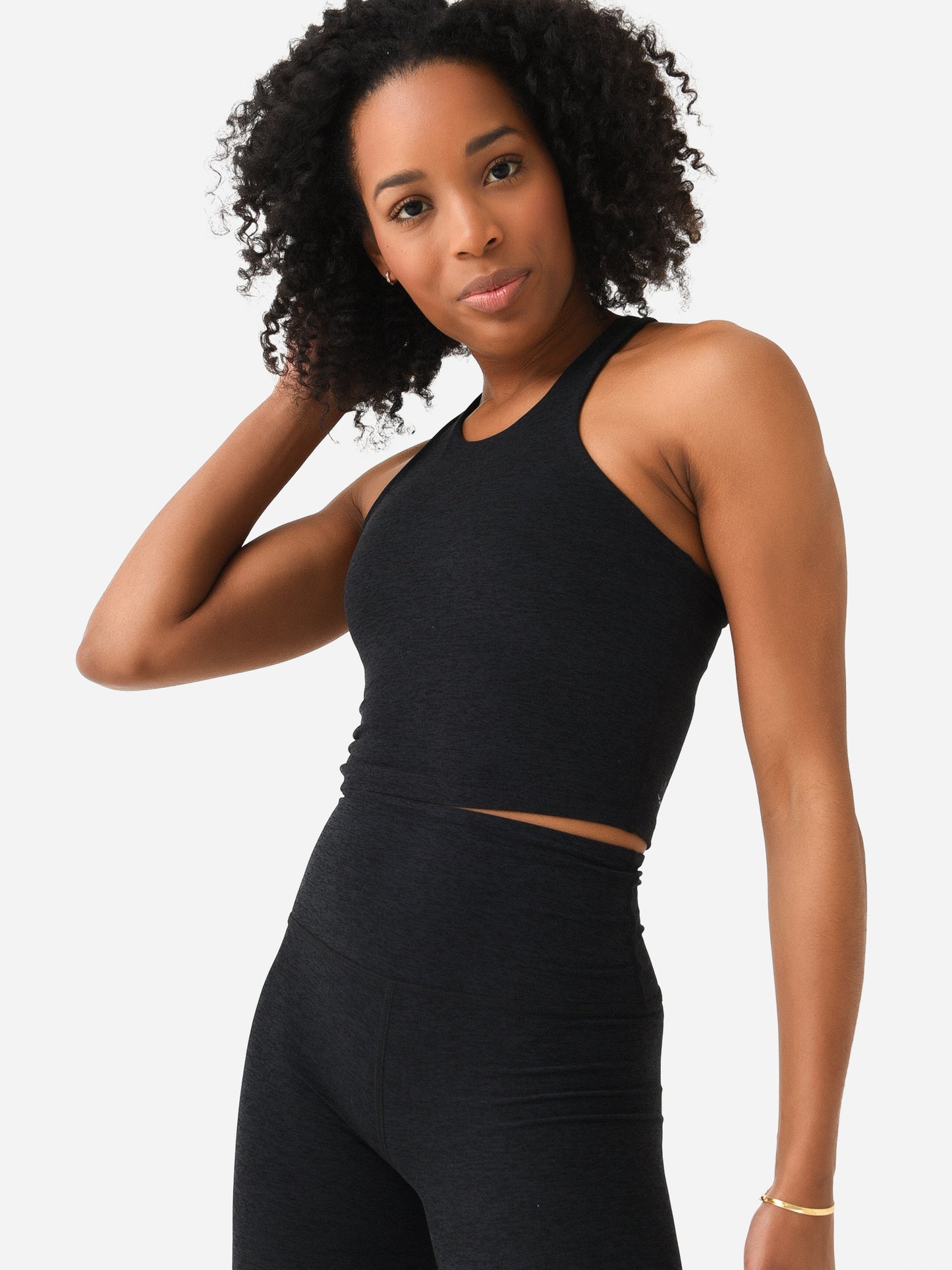 Beyond Yoga Women's Spacedye Focus Cropped Tank - Saint Bernard