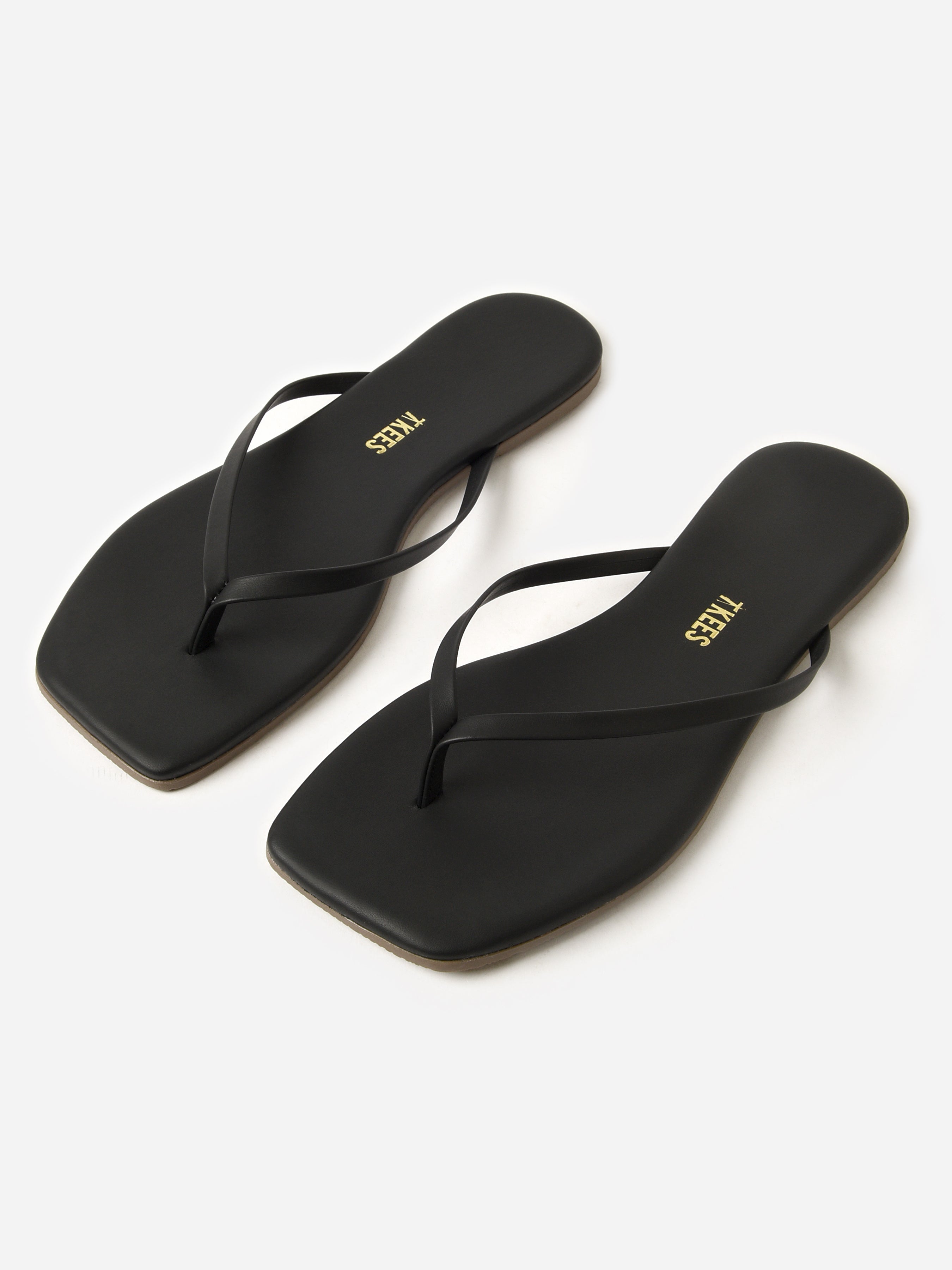 Tkees Women's Square Toe Lily Flip Flop | $75.00 | Saint Bernard