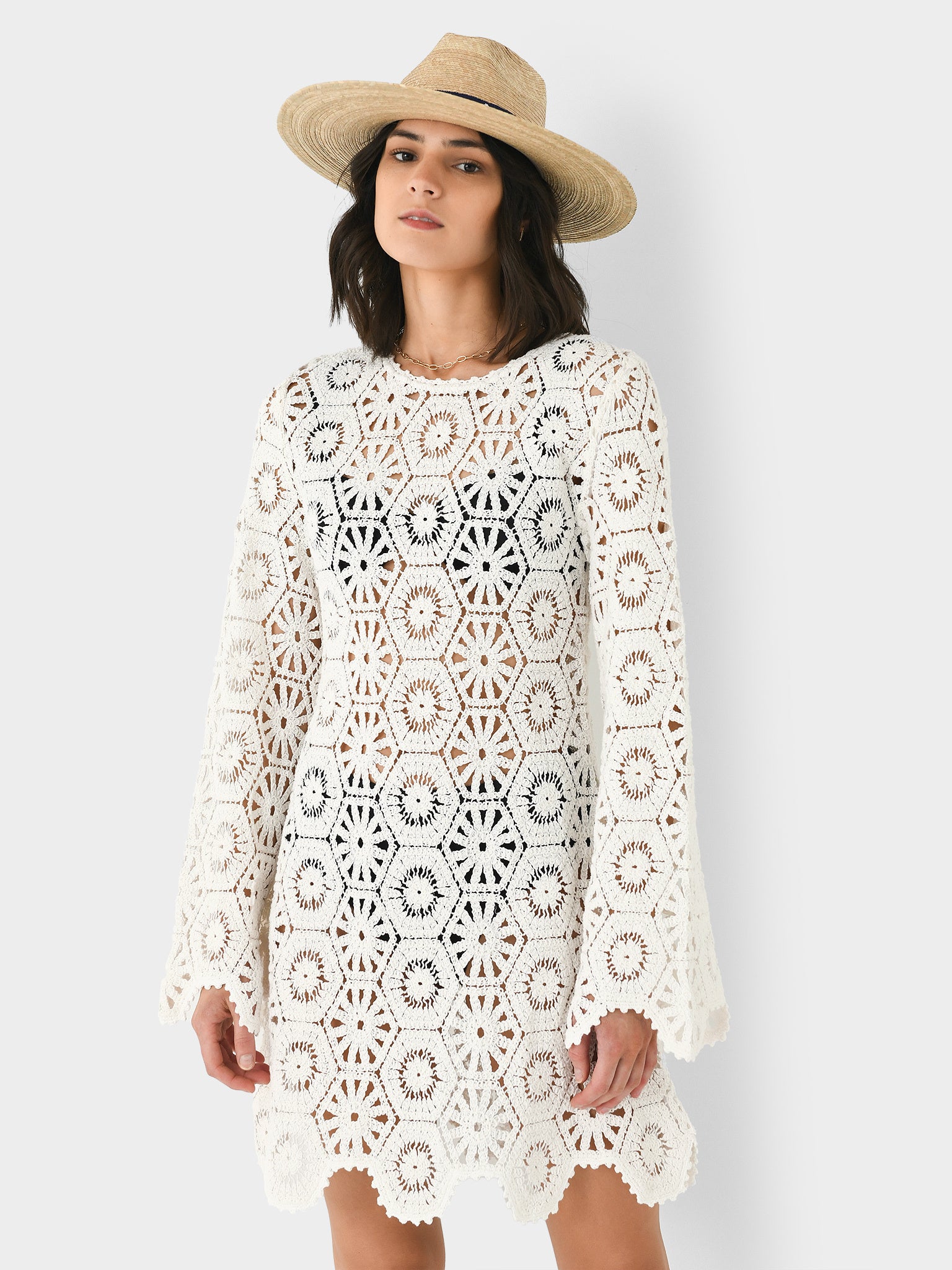 SEA Women's Lakshmi Embroidery Dress Saint Bernard SEA Women's Lakshmi Embroidery Dress Saint Bernard