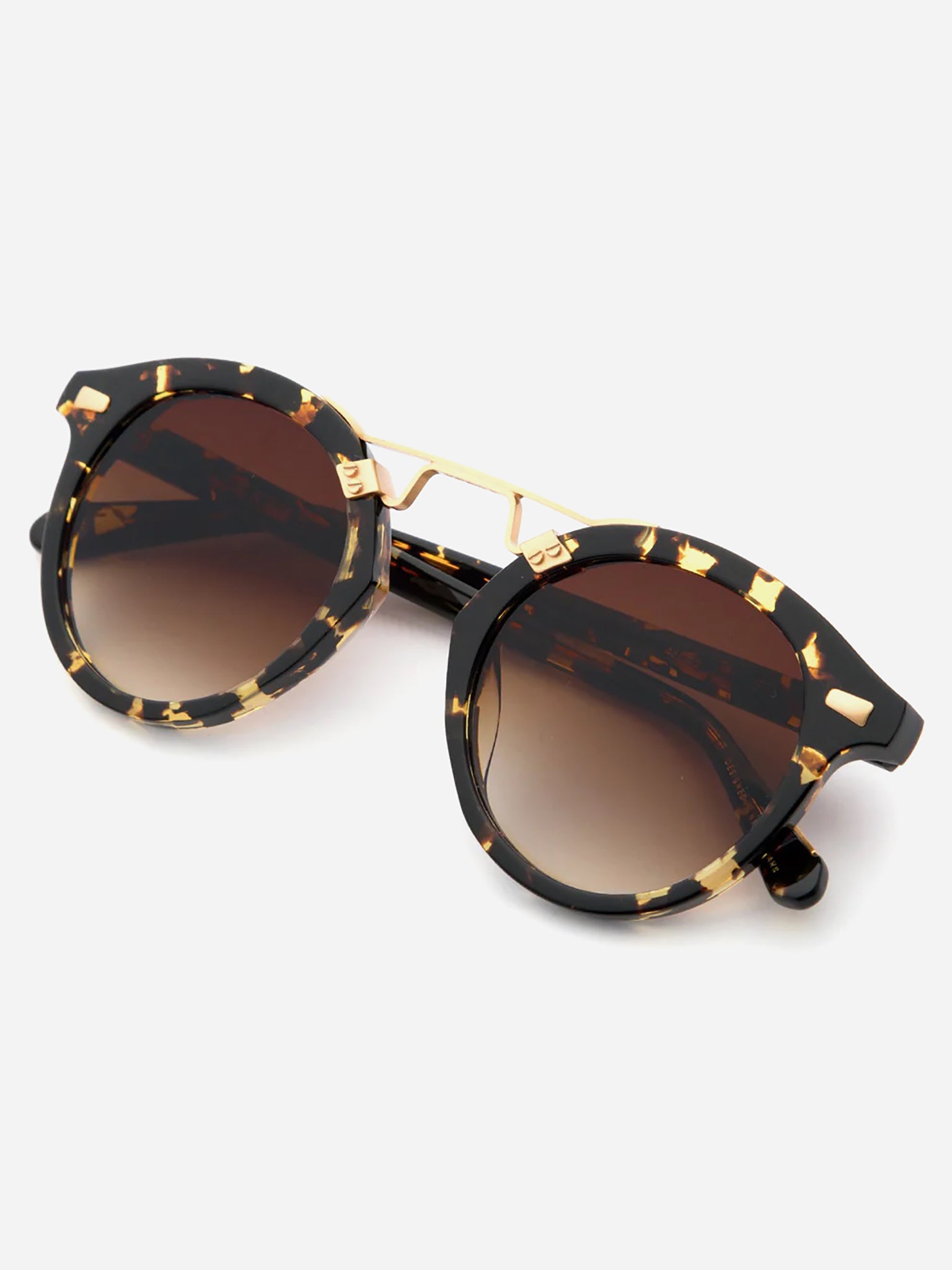 Krewe STL II Tortoiseshell Sunglasses Krewe STL II Sunglasses – Saint Bernard main image 4