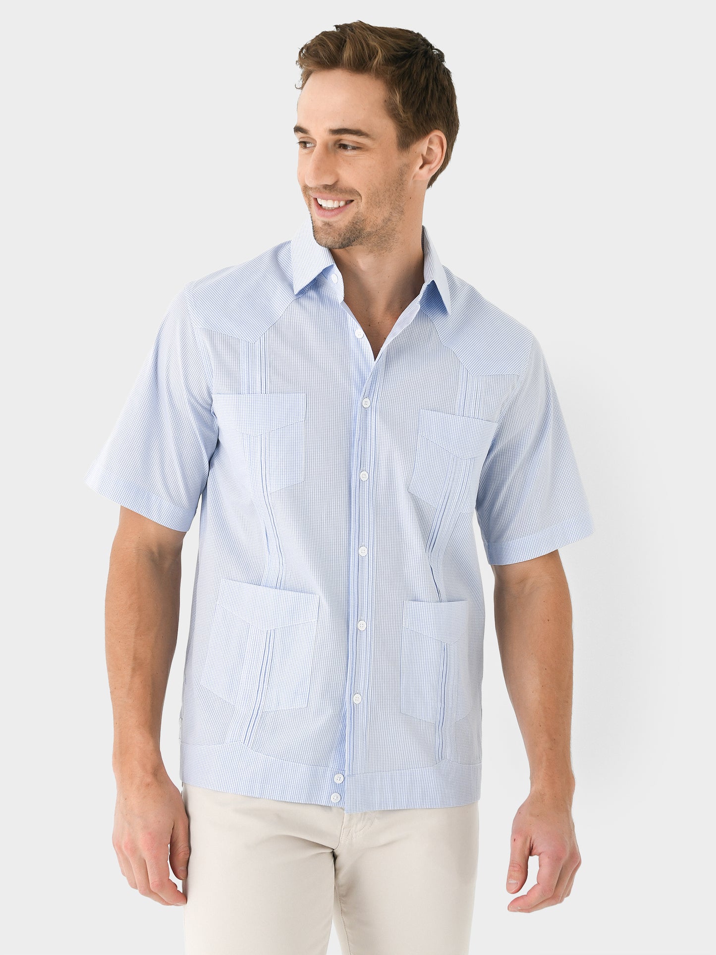Centuria Men's Guayabera Shirt - Saint Bernard