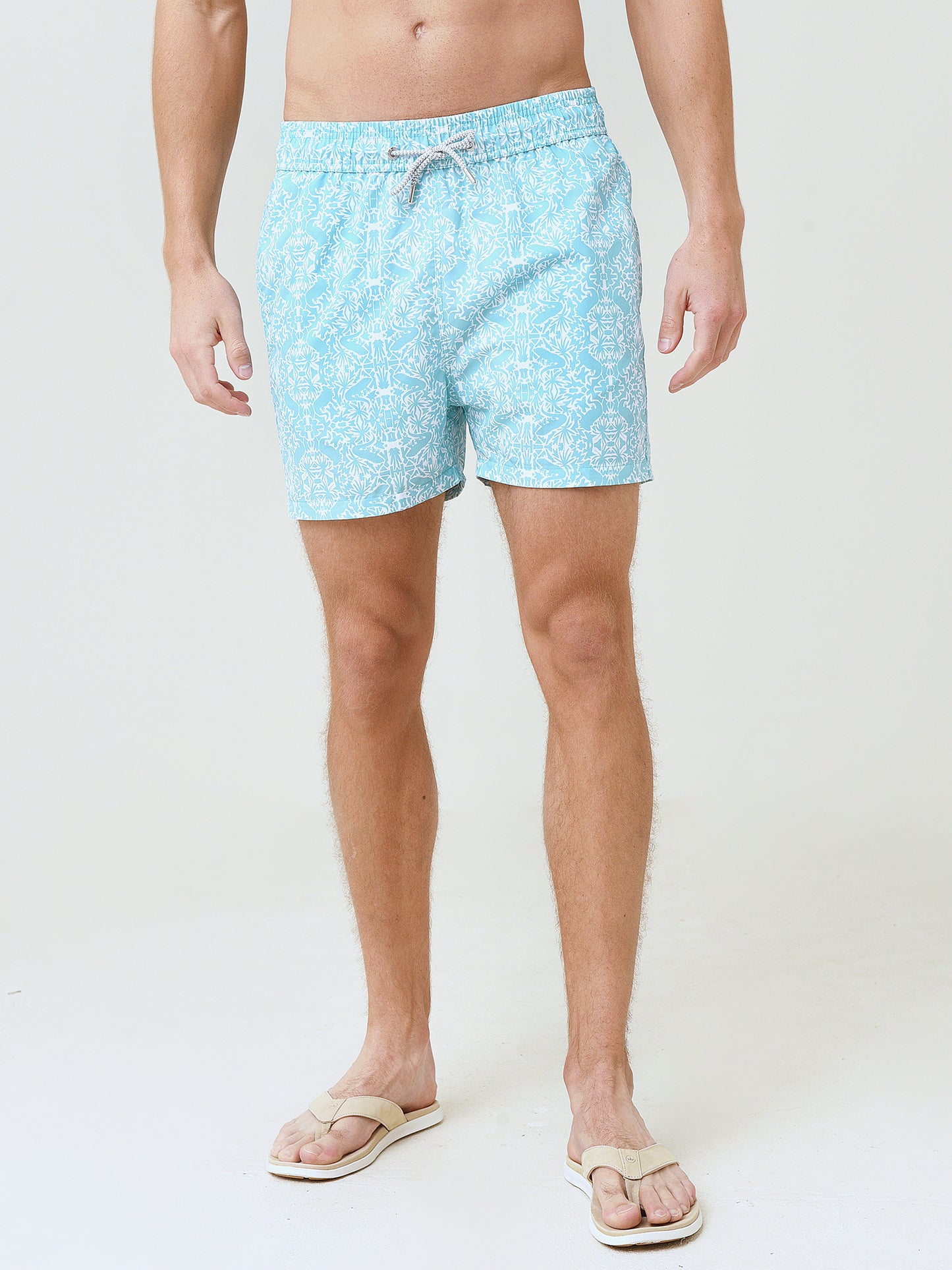 Love Brand + Co Men's Staniel Swim Trunk - Saint Bernard