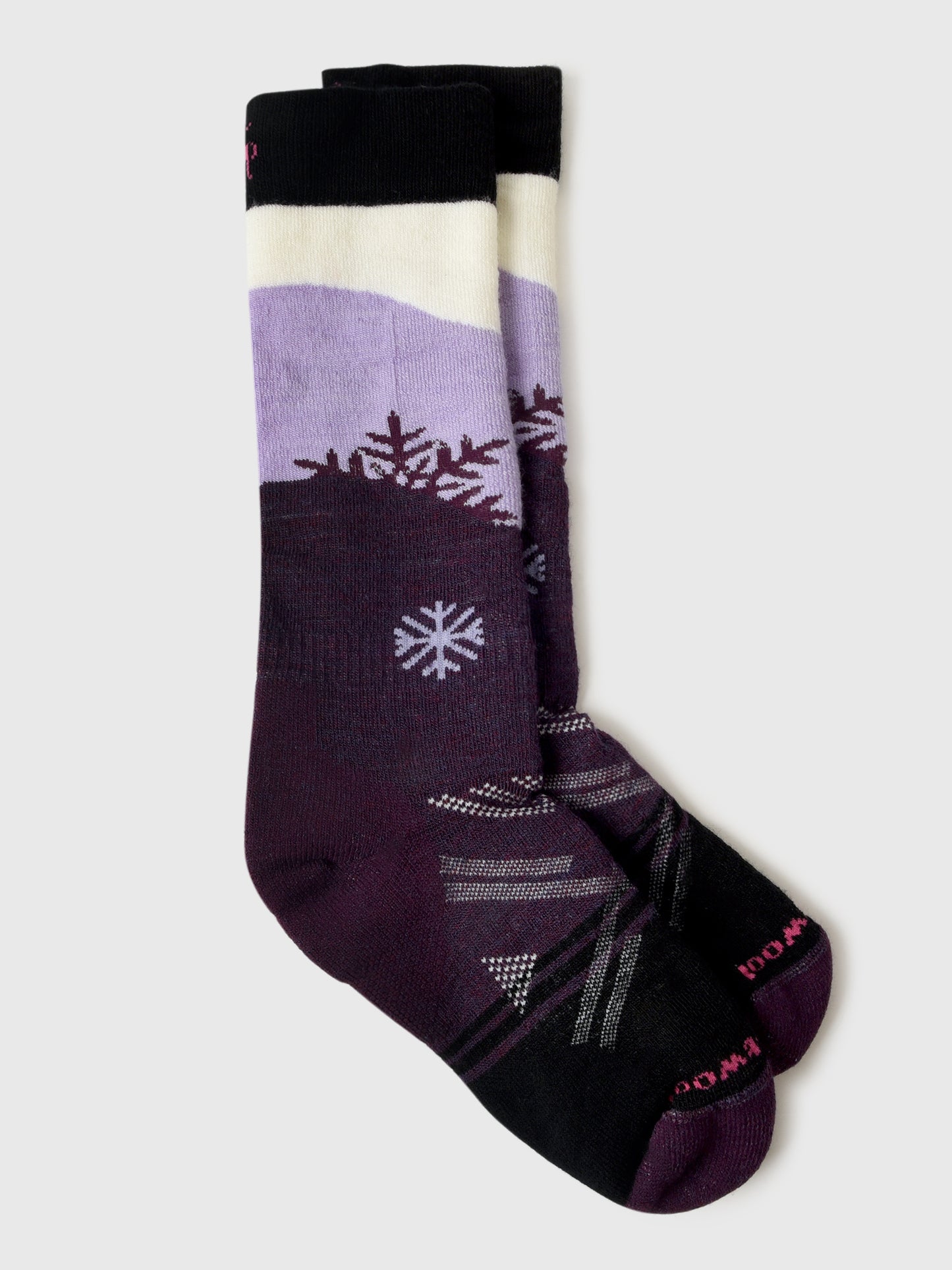 Smartwool Women's Ski Full Cushion Snowpocalypse Pattern OTC Socks - Saint Bernard