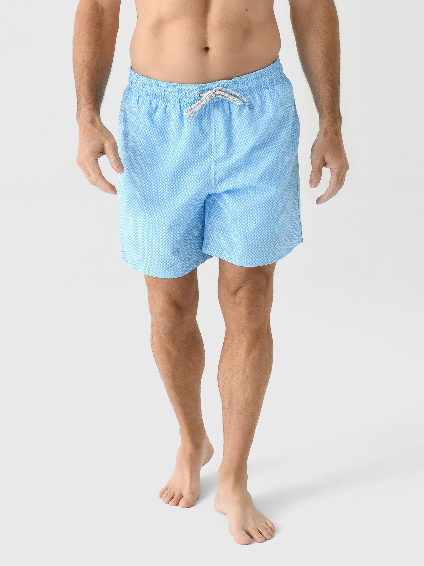 Michaels Swimwear Men's Wave Print Swim Trunk - Saint Bernard