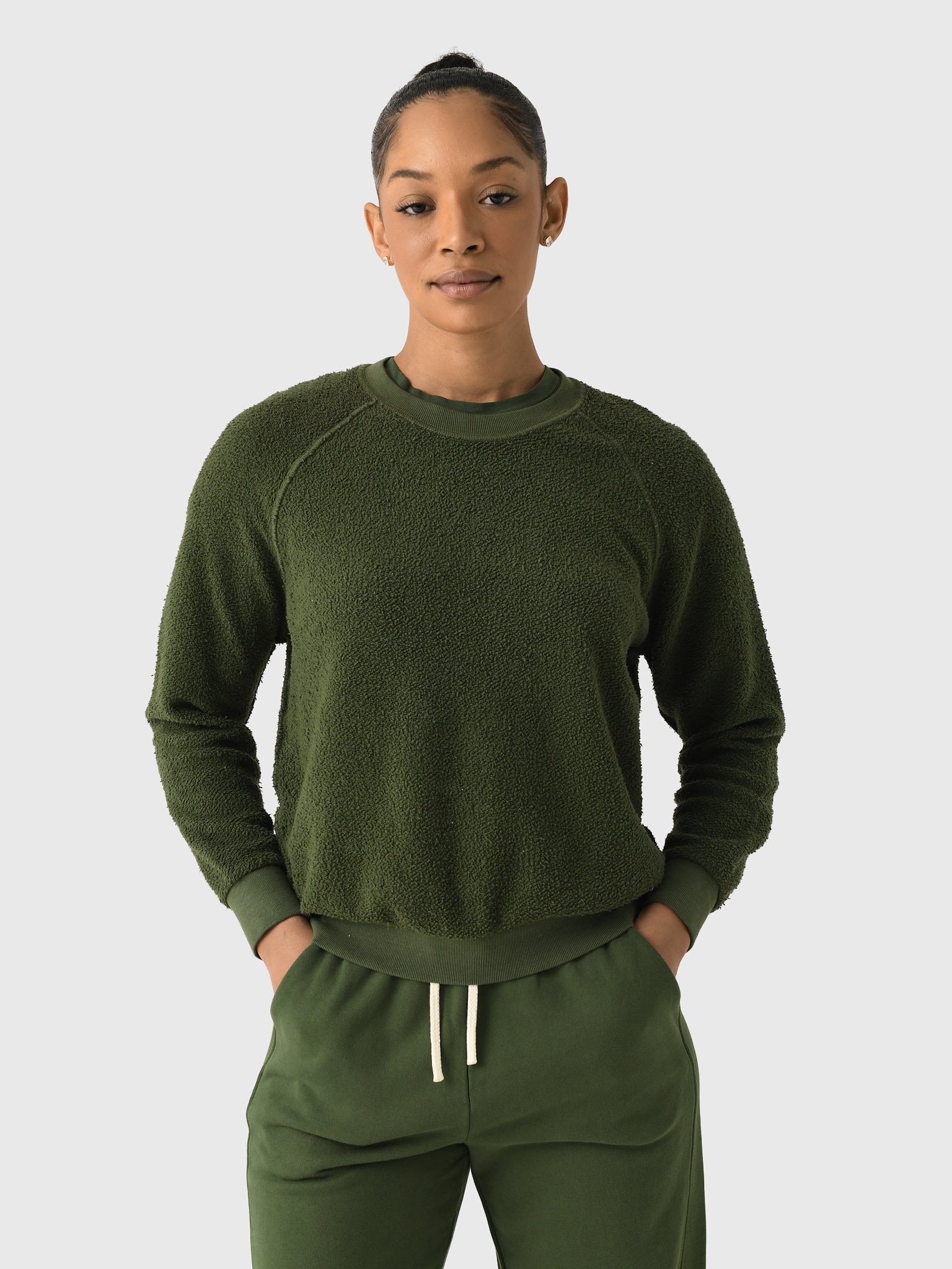 Perfect White Tee Women's Ziggy Reverse Shrunken Sweatshirt