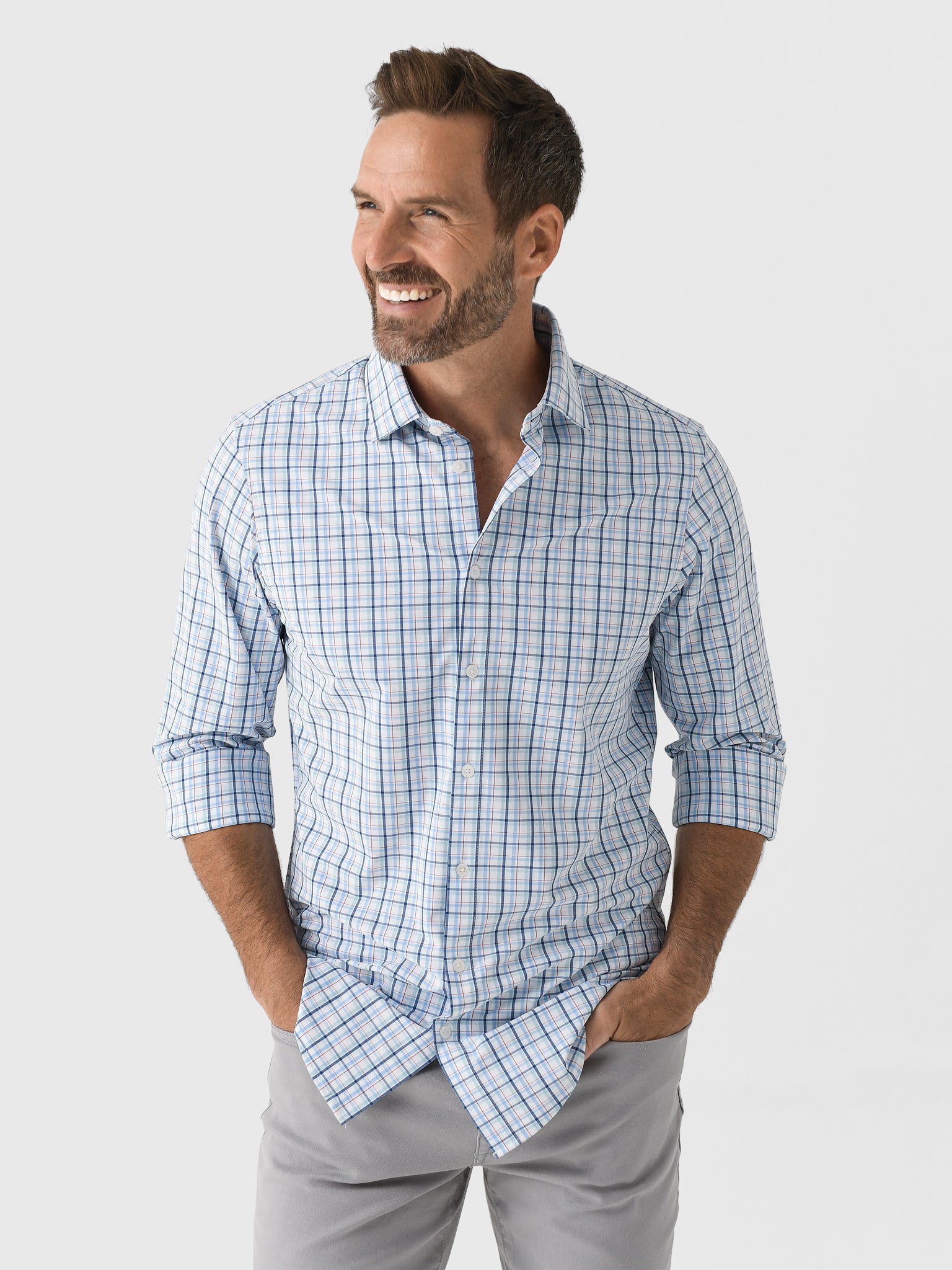 Mizzen+Main Men's Trim Leeward Dress Shirt – Saint Bernard
