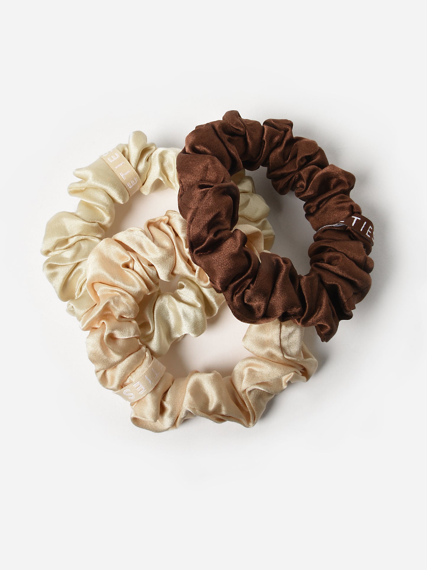 Teleties Large 3-Pack Scrunchies - Saint Bernard
