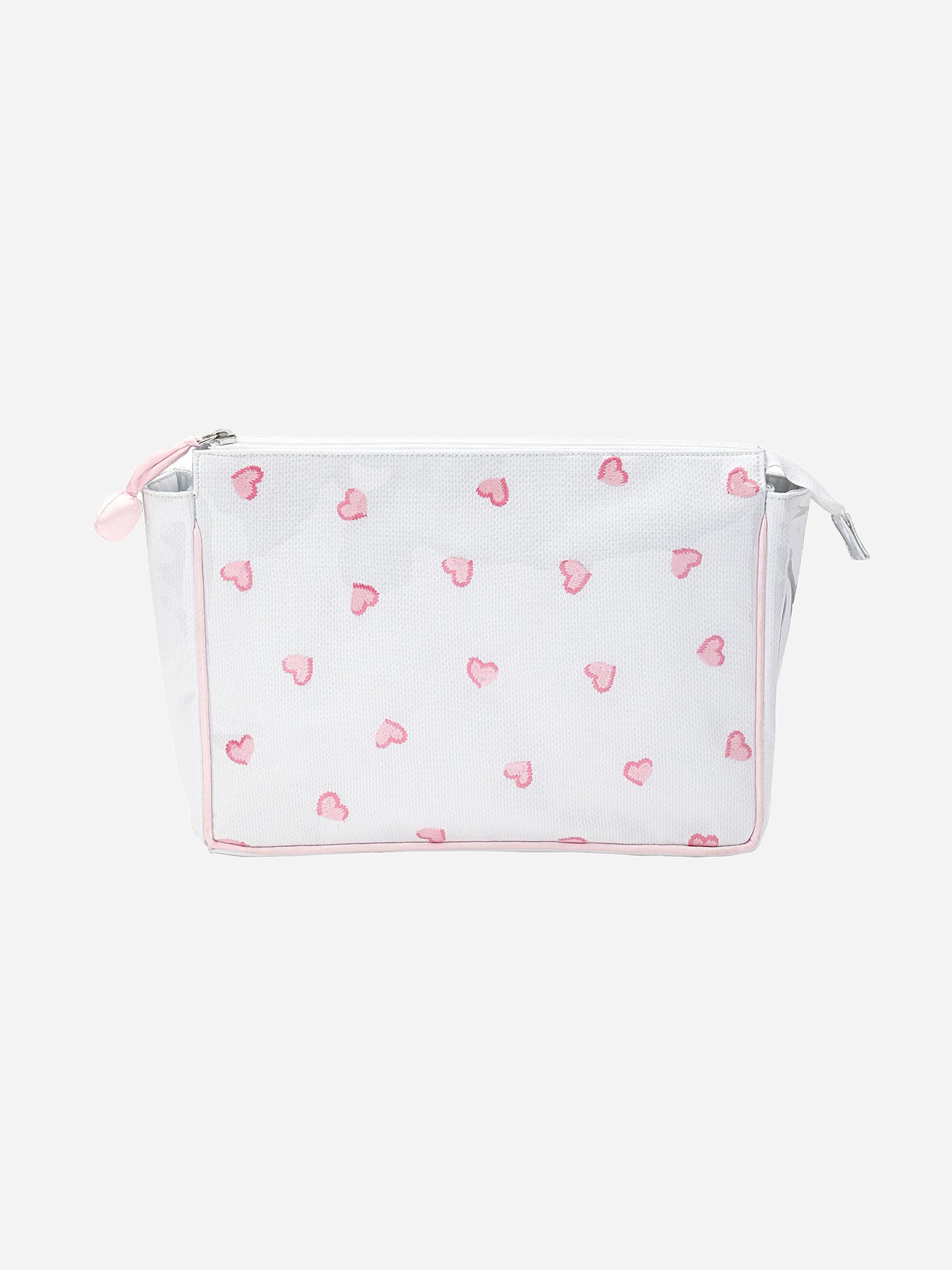 Lenora Hearts Large Makeup Bag - Saint Bernard