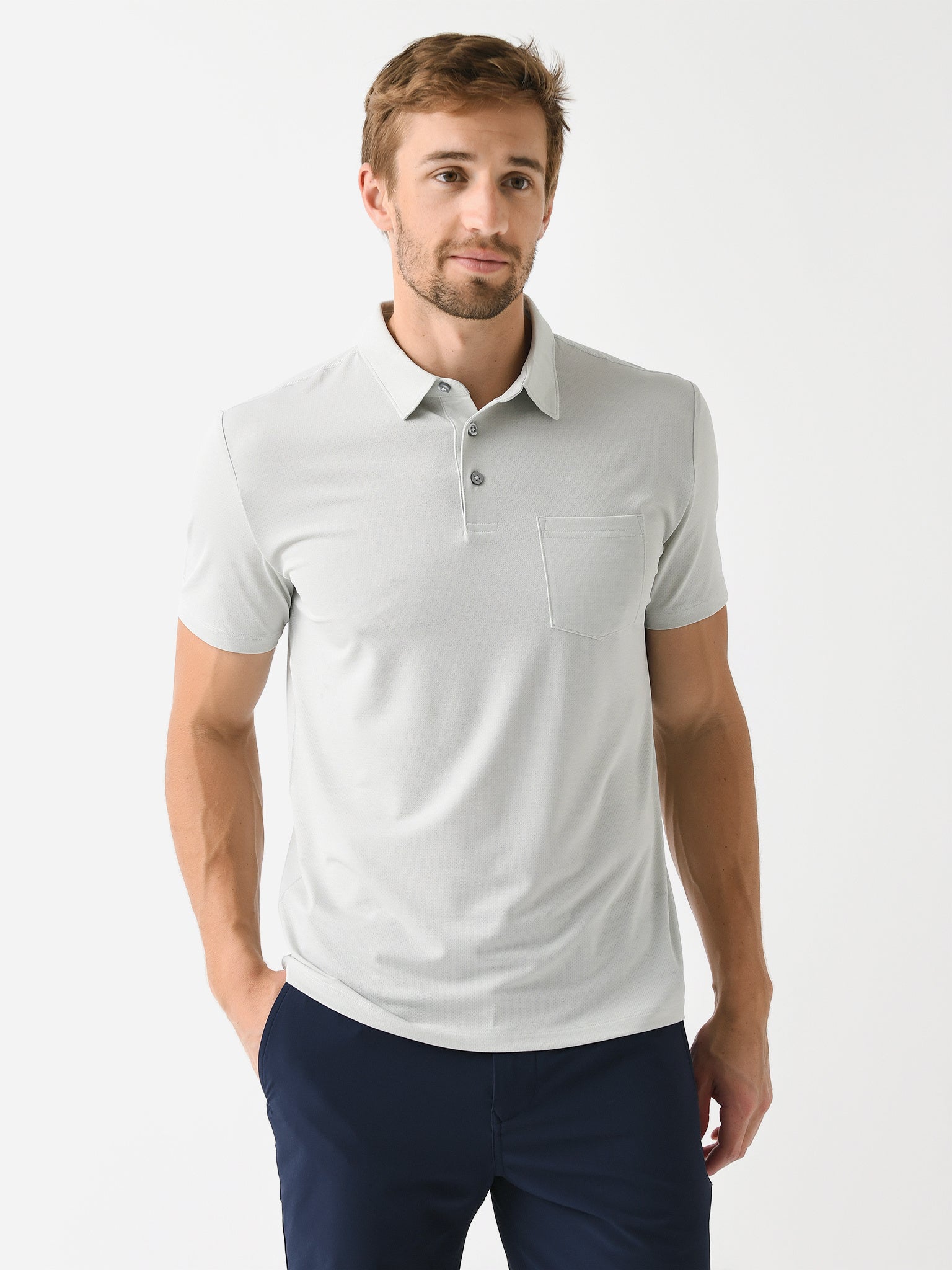 Vuori Men's Zephyr Polo | $78.00 | Saint Bernard