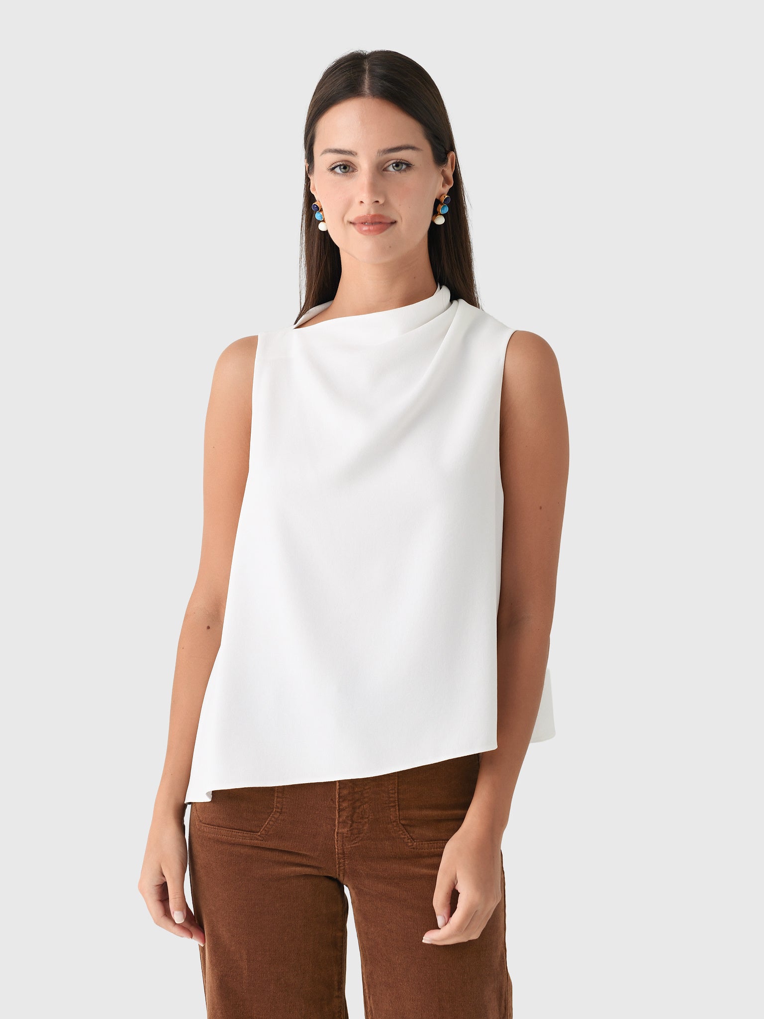 Vince Women's A-Line Asymmetrical Draped Top | $328.00