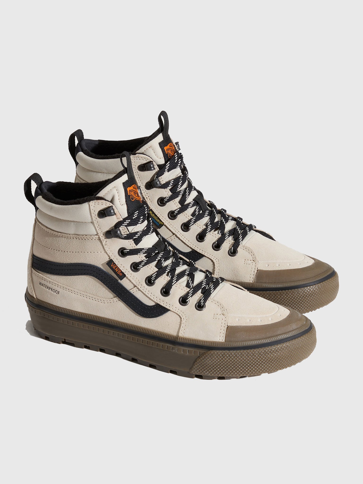 Vans Men SK8 Hi MTE 2 Ultracush Brown Black Waterproof Shoe Size 8 men Vans Sk8-Hi MTE Sneakers - Mens Large Sizes – BigShoes main image 3