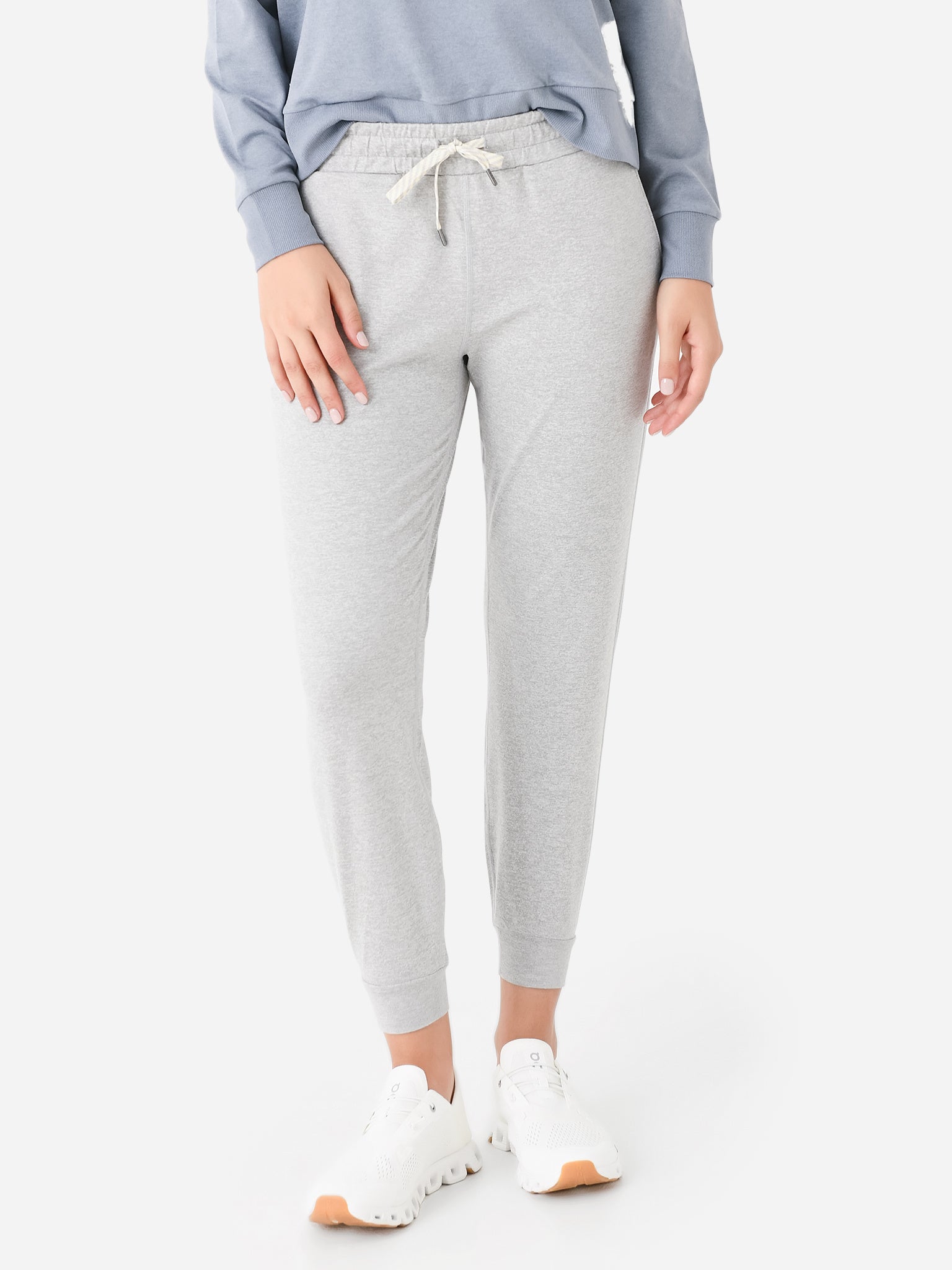 Grey Non-Cuffed Sweatpants – CRUZ