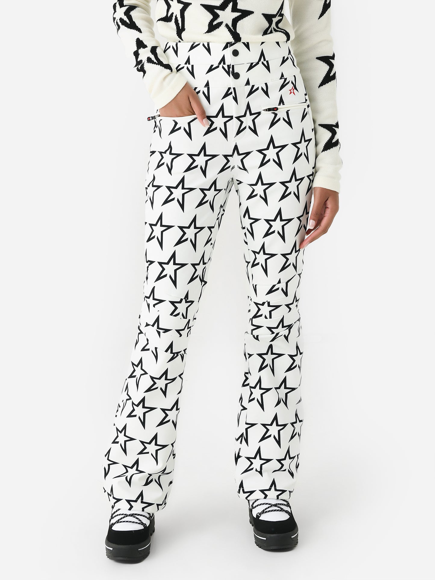 Perfect Moment Women's High-Waist Aurora Flare Ski Pant - Saint Bernard