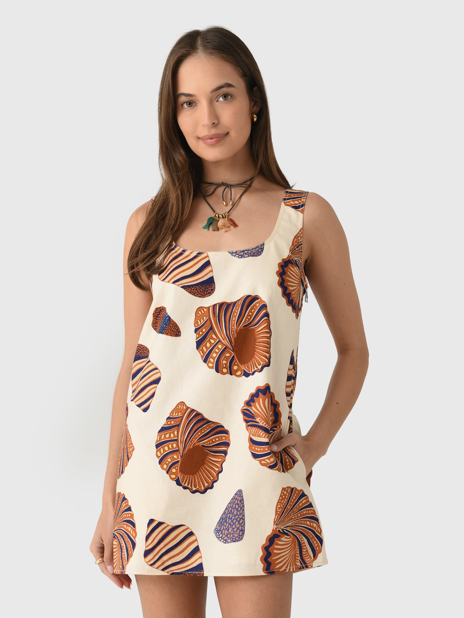 SIMONMILLER Sahara Linen Mini Dress - Natural Shell SIMONMILLER Sahara Linen Mini Dress - Natural Shell
