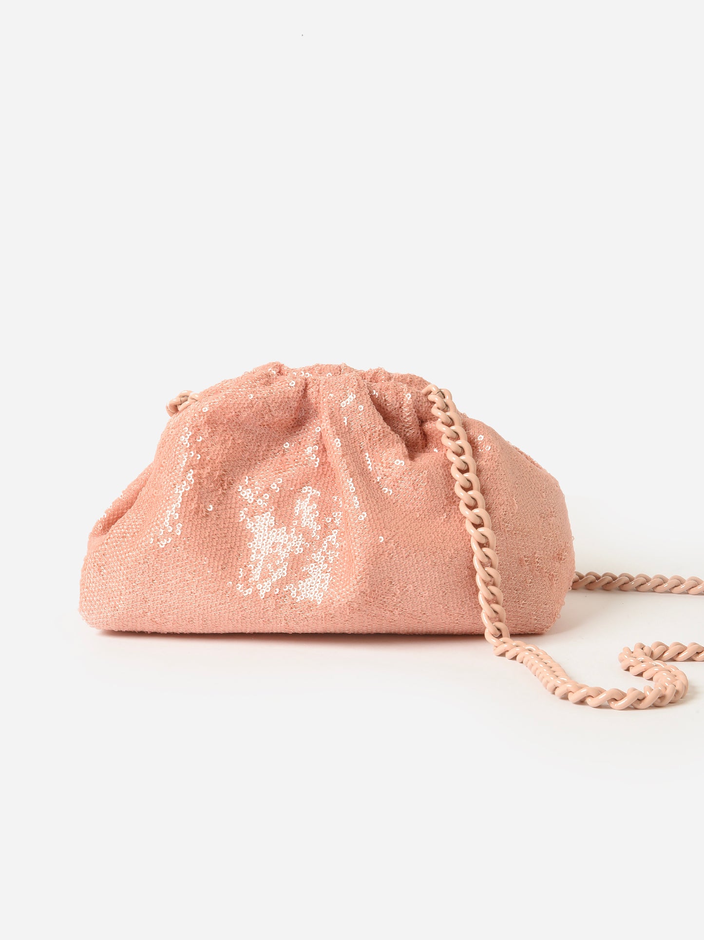 Maria La Rosa Mini Game Sequins Clutch - Saint Bernard