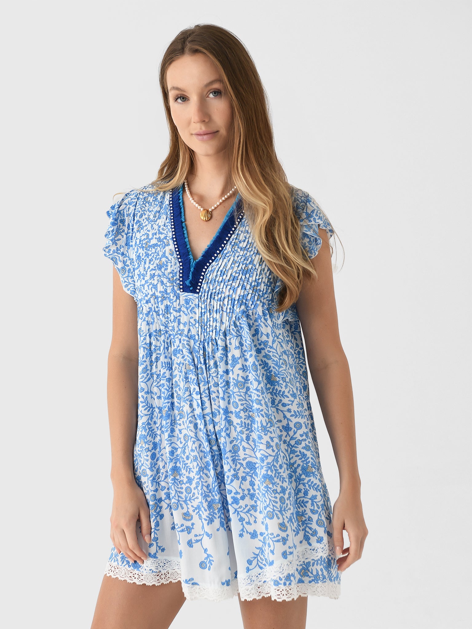 poupette st barth sasha v mini dress Mini Dress Sasha | White | XS