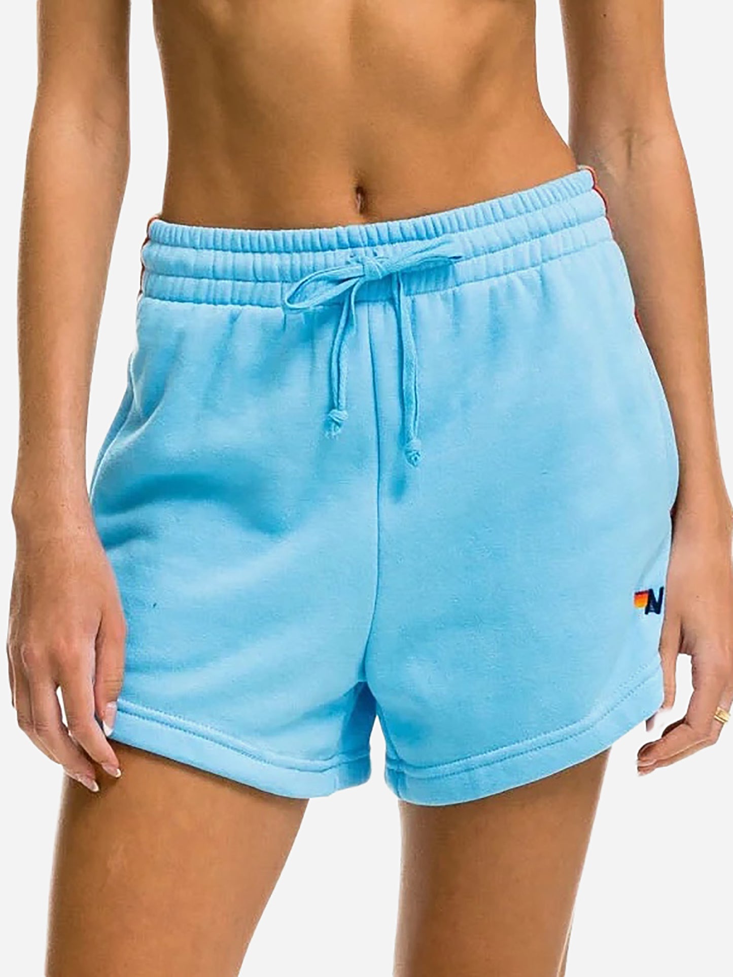 Aviator Nation Women's Bolt Stripe Lounger Short - Saint Bernard