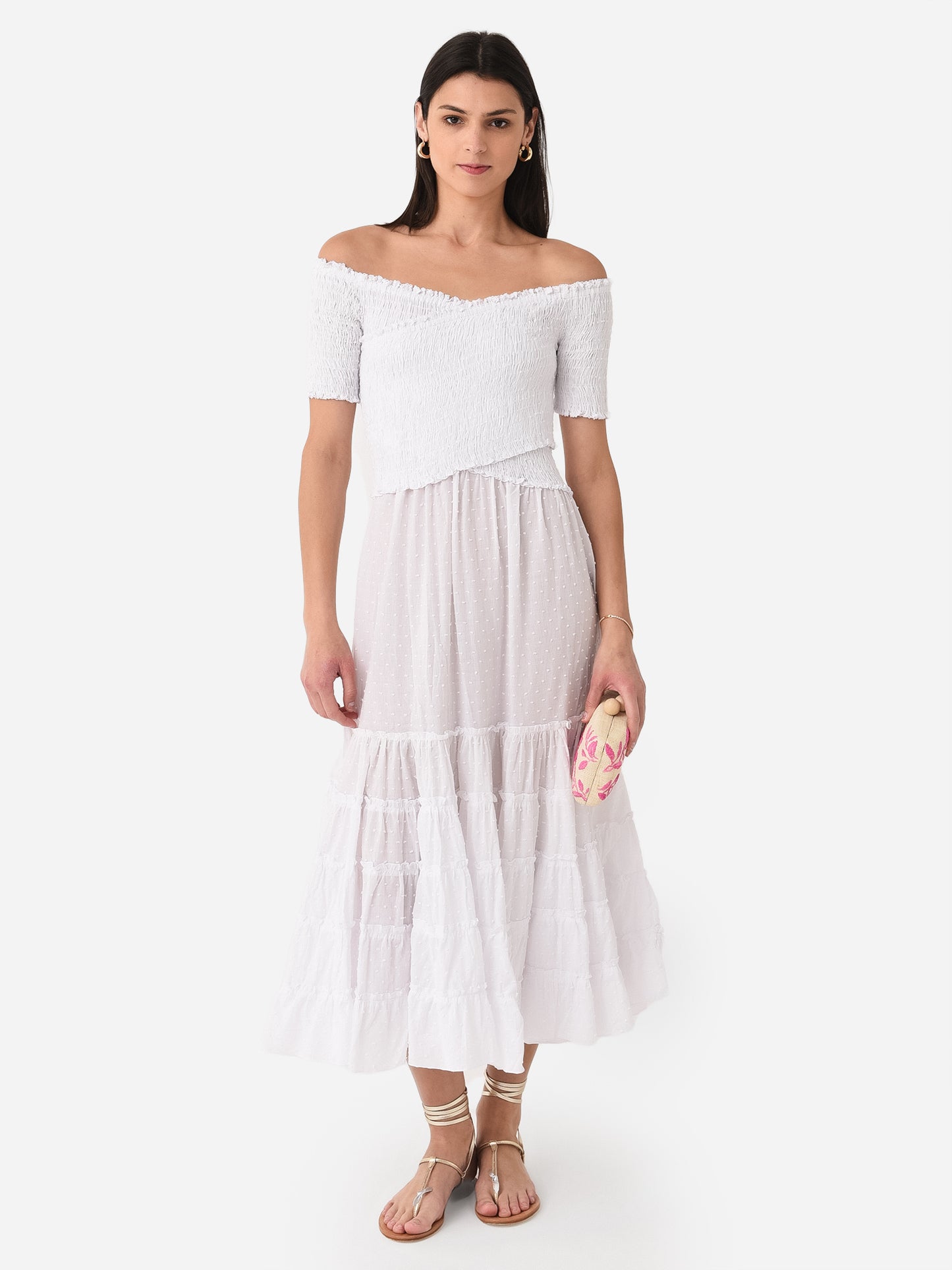 Poupette St Barth Women's Soledad Midi Dress - Saint Bernard