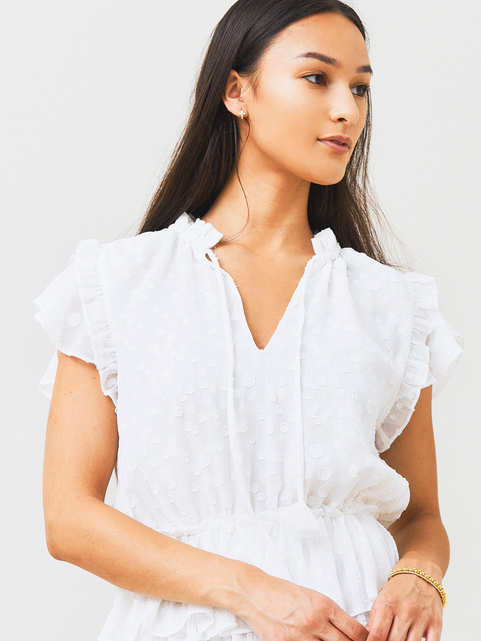 misa lilian dress white Misa Women's Lilian Dress