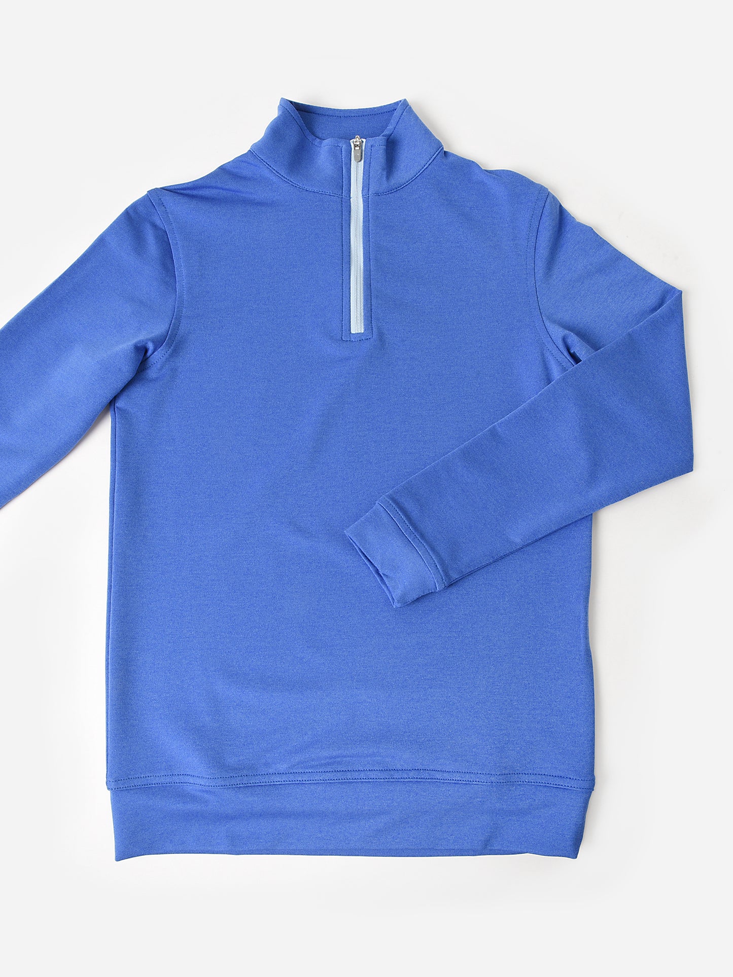 Peter Millar Youth Collection Boys' Perth Mélange Performance Quarter-Zip - Saint Bernard
