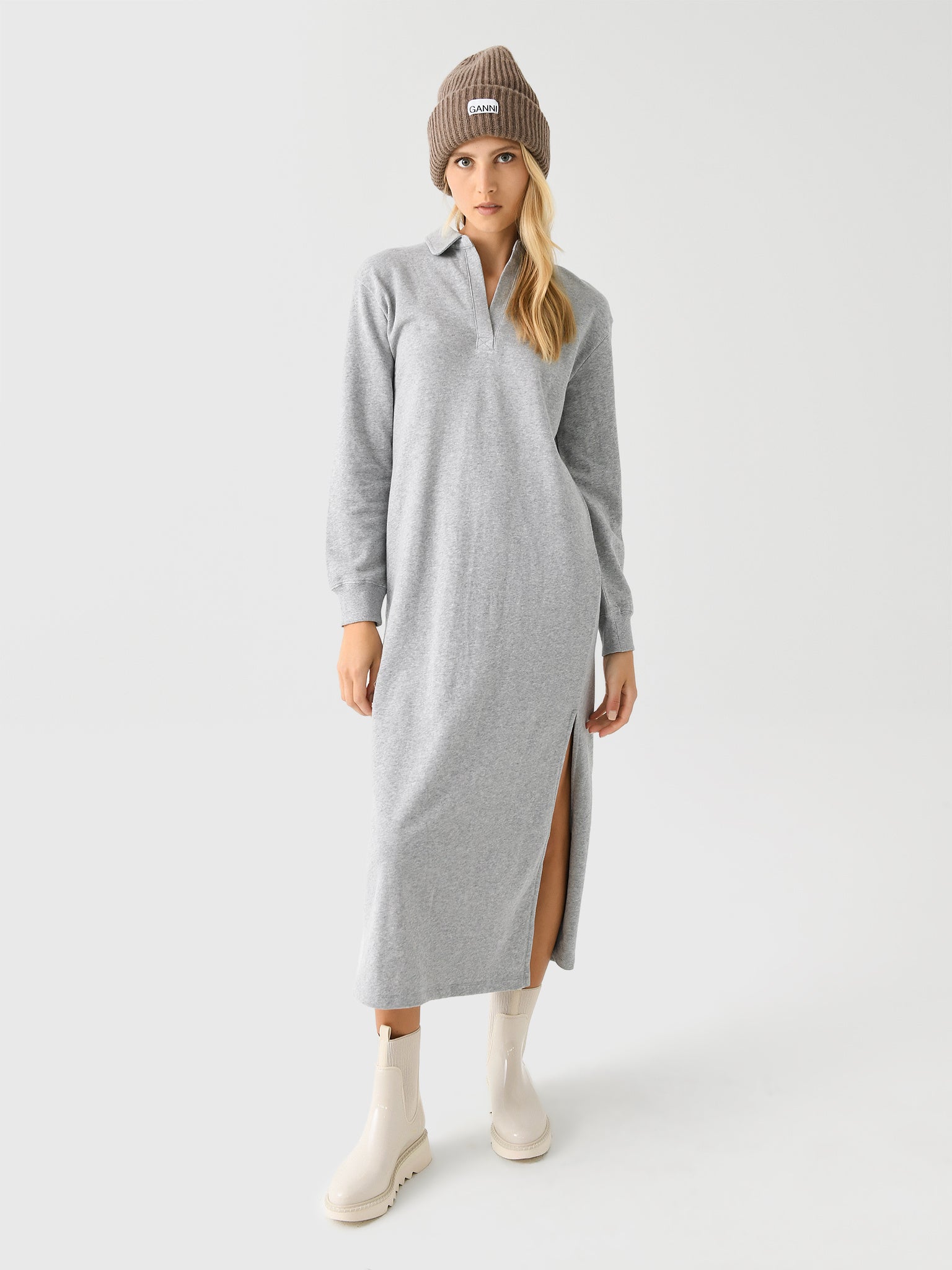 Z Supply Women's Aspen Maxi Sweatshirt Dress Saint Bernard Z Supply Women's Aspen Maxi Sweatshirt Dress Saint Bernard