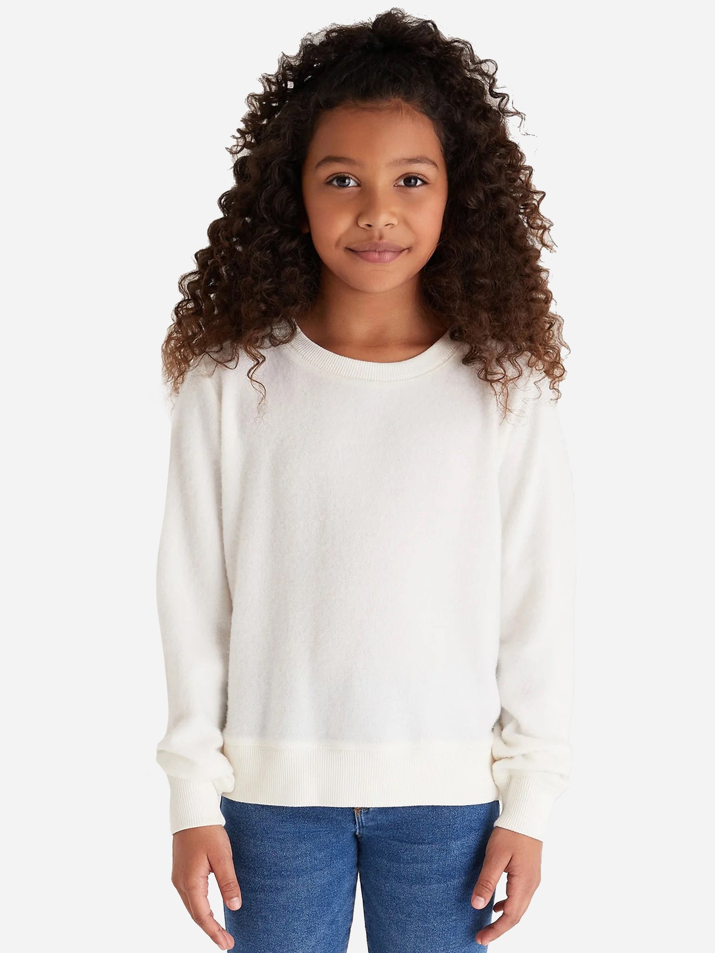 Z Supply Girls' Russel Cozy Pullover - Saint Bernard