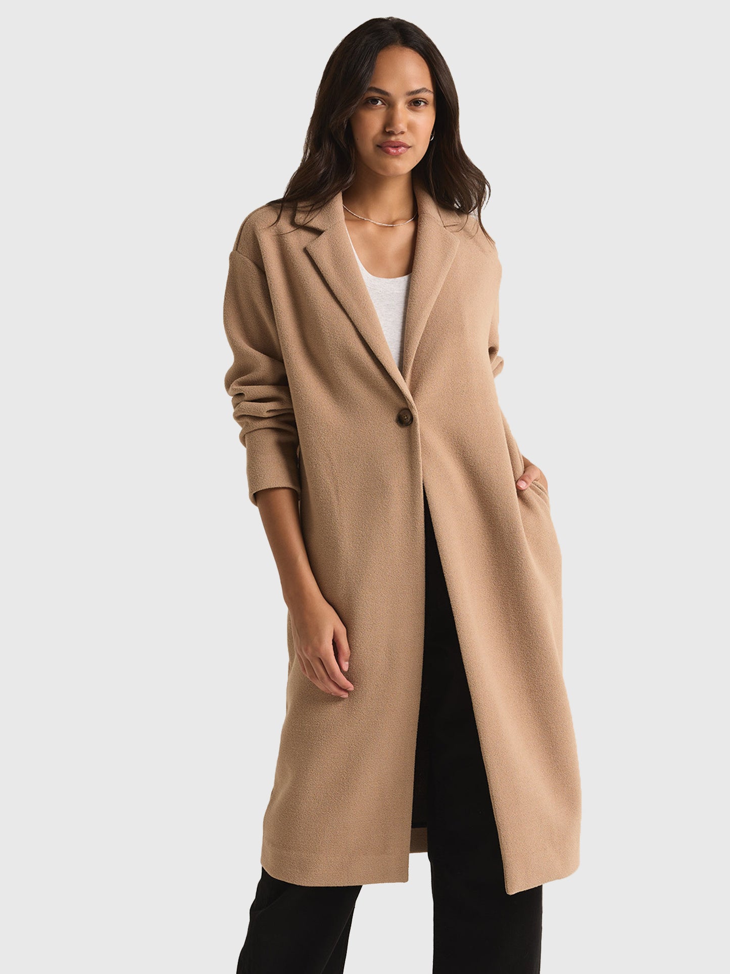 Z Supply Women's Mason Coat - Saint Bernard
