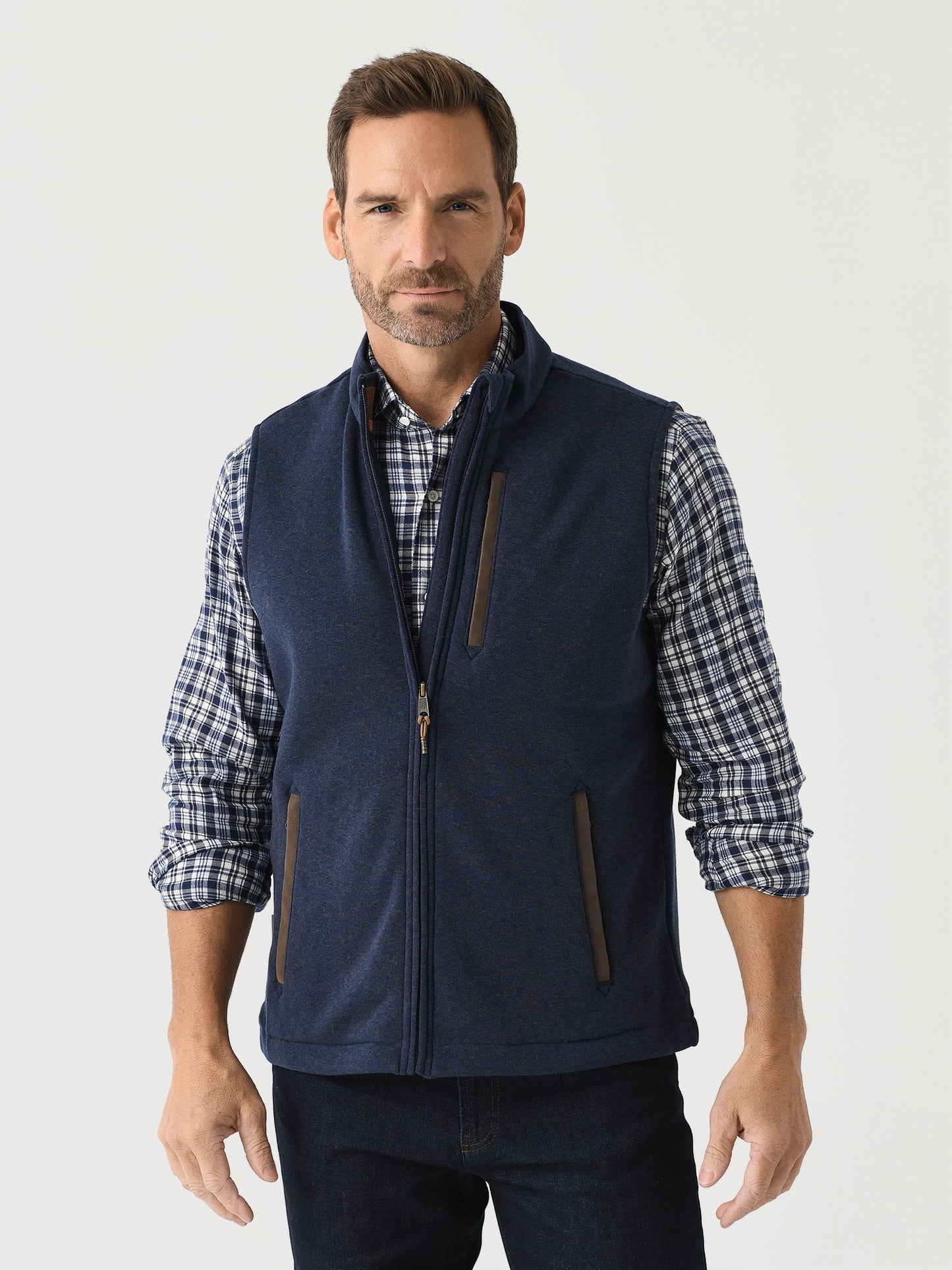 Tom Beckbe Men's Warren Fleece Vest - Saint Bernard