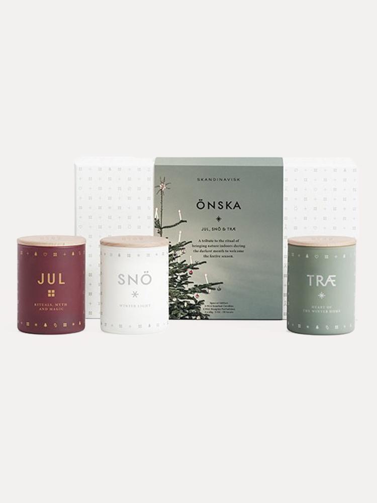 Skandinavisk Onska 3 Candle Gift Set - Saint Bernard