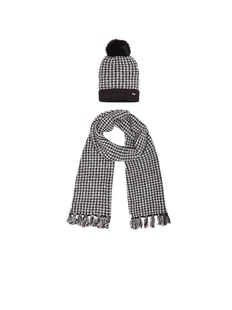 Mayoral Jacquard Scarf Hat Set - Saint Bernard