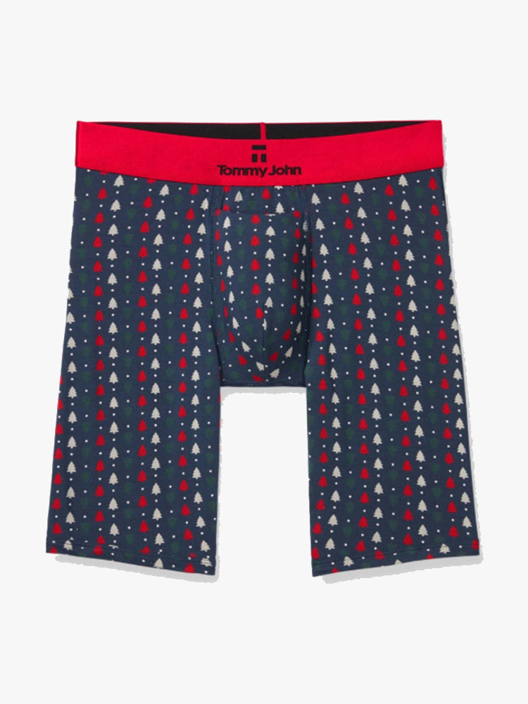 Tommy John Men’s Second Skin Print Boxer Brief - Saint Bernard