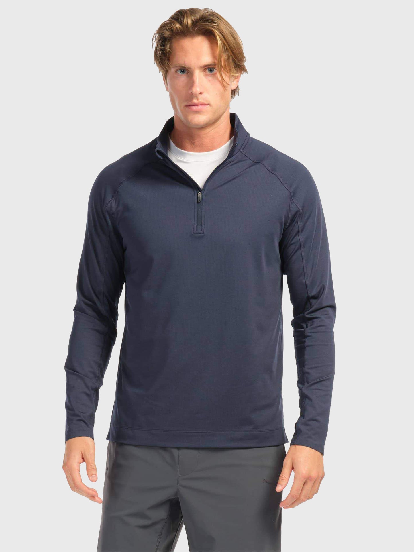 Rhone Men's Courtside Quarter-Zip Pullover - Saint Bernard