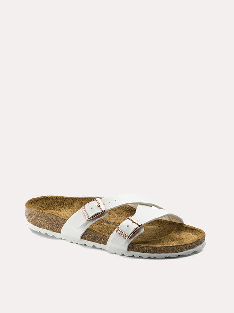Birkenstock Yao Birko-Flor White Sandal - Saint Bernard