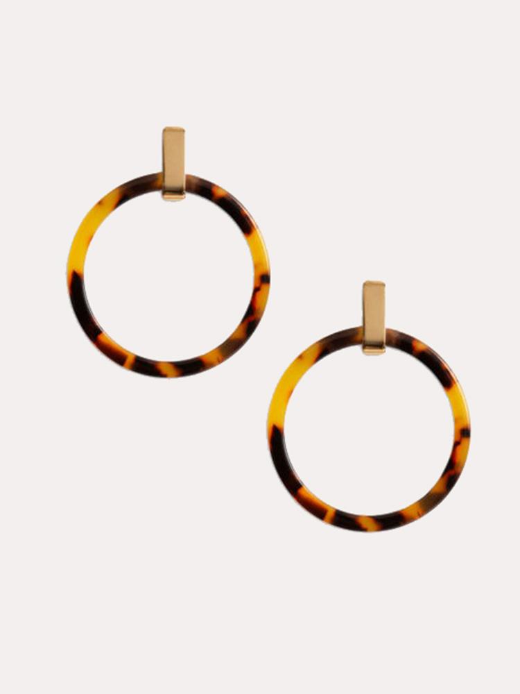Neely Phelan Tortoise Hoop Earring - Saint Bernard