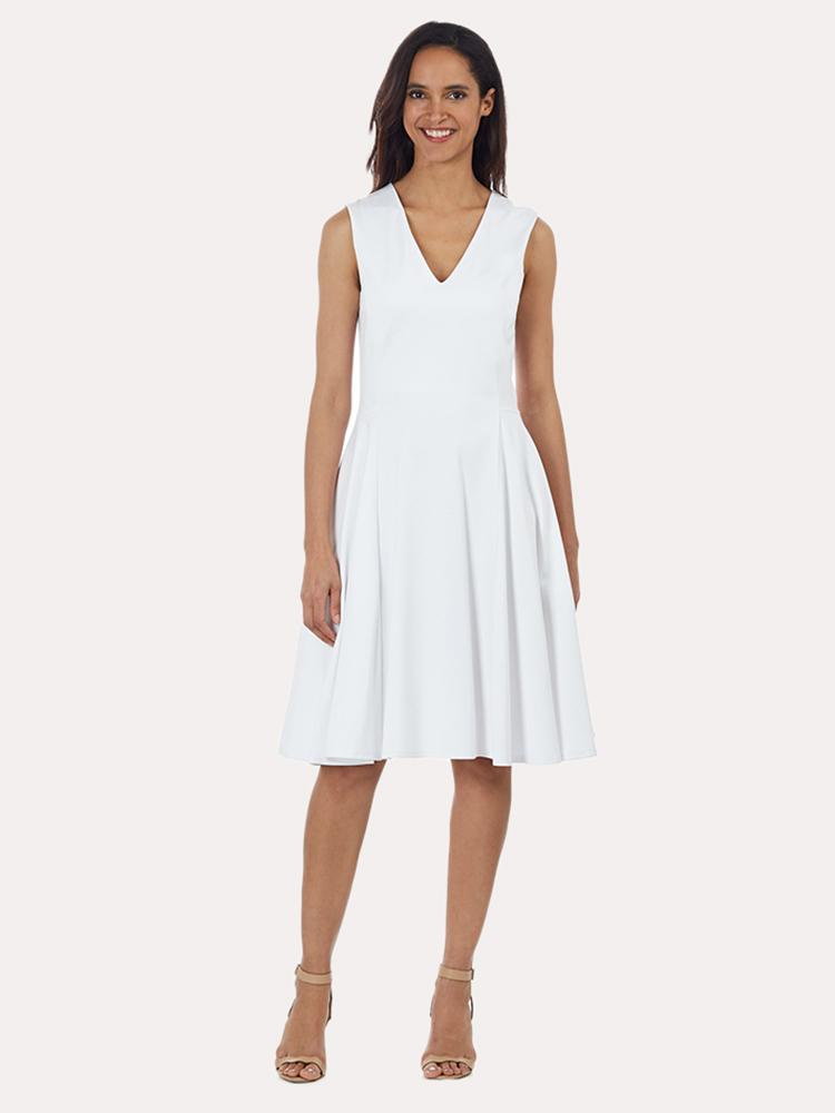 Jude Connally Leah Ponte Knit Dress Saint Bernard