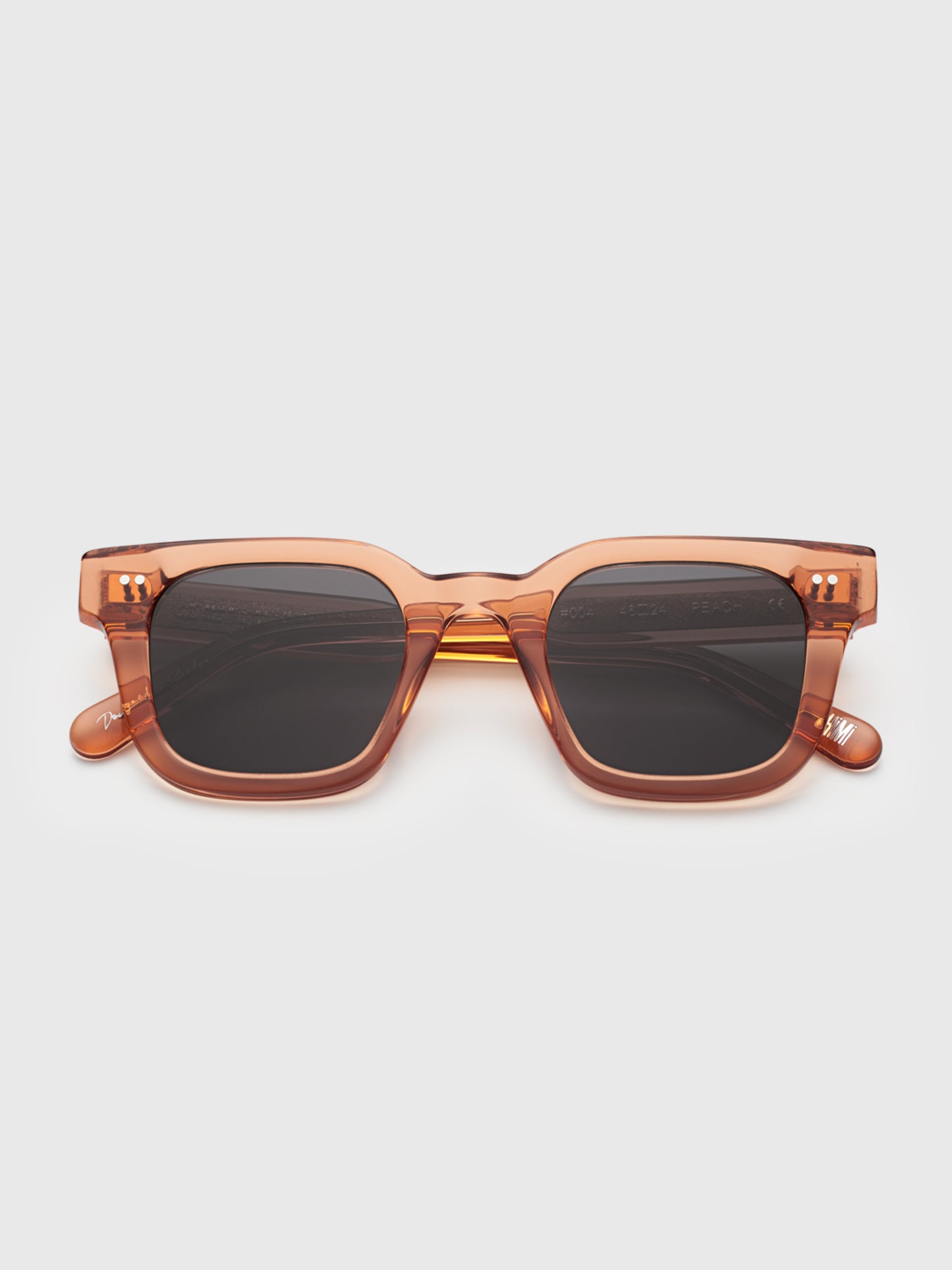 Chimi Peach #004 Black Sunglasses - Saint Bernard