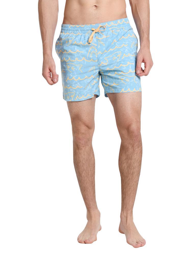 Chubbies The Probably Just Dolphins 7 Inch Trunk - Saint Bernard