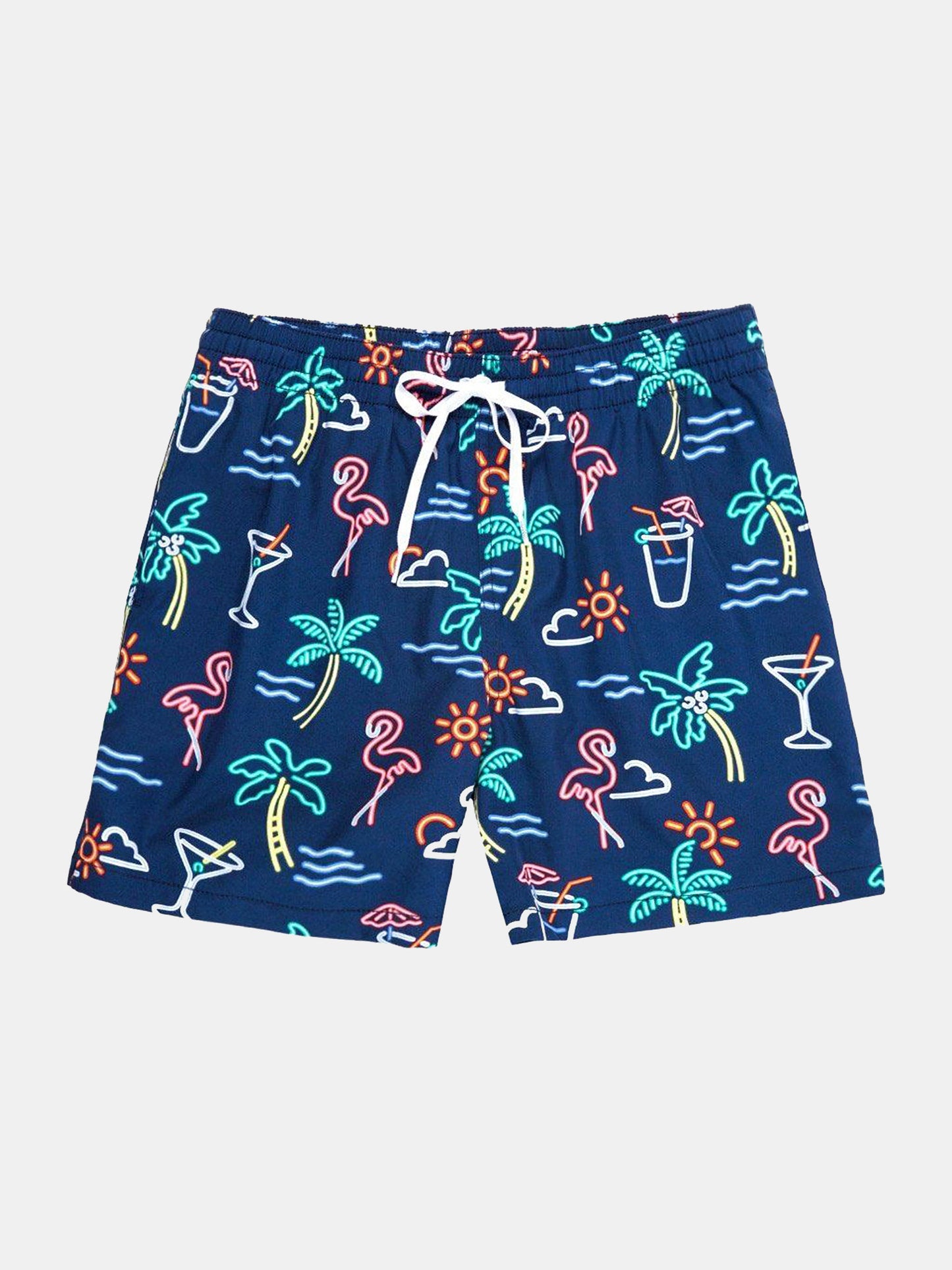 Chubbies Men's The Neon Lights 5.5 " Swim Trunk - Saint Bernard