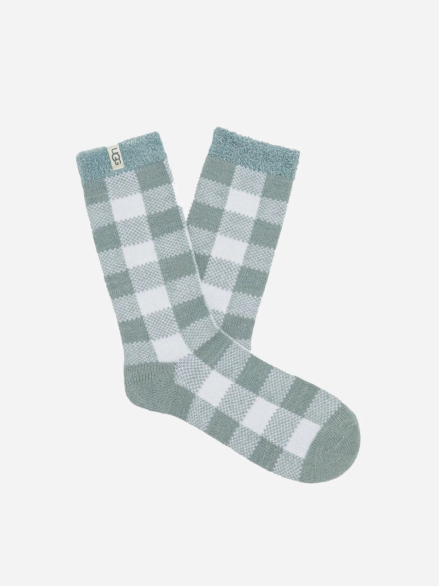 Ugg Women's Vanna Check Fleece-Lined Sock - Saint Bernard