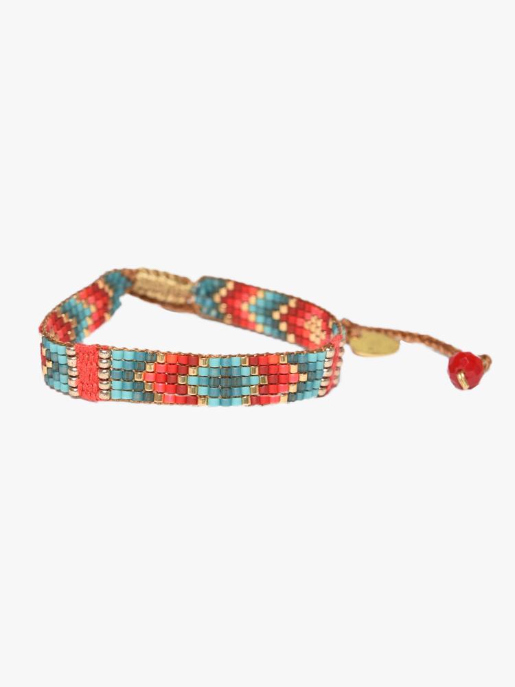 Mishky Calla Bracelet Red Coral & Turquoise - Saint Bernard