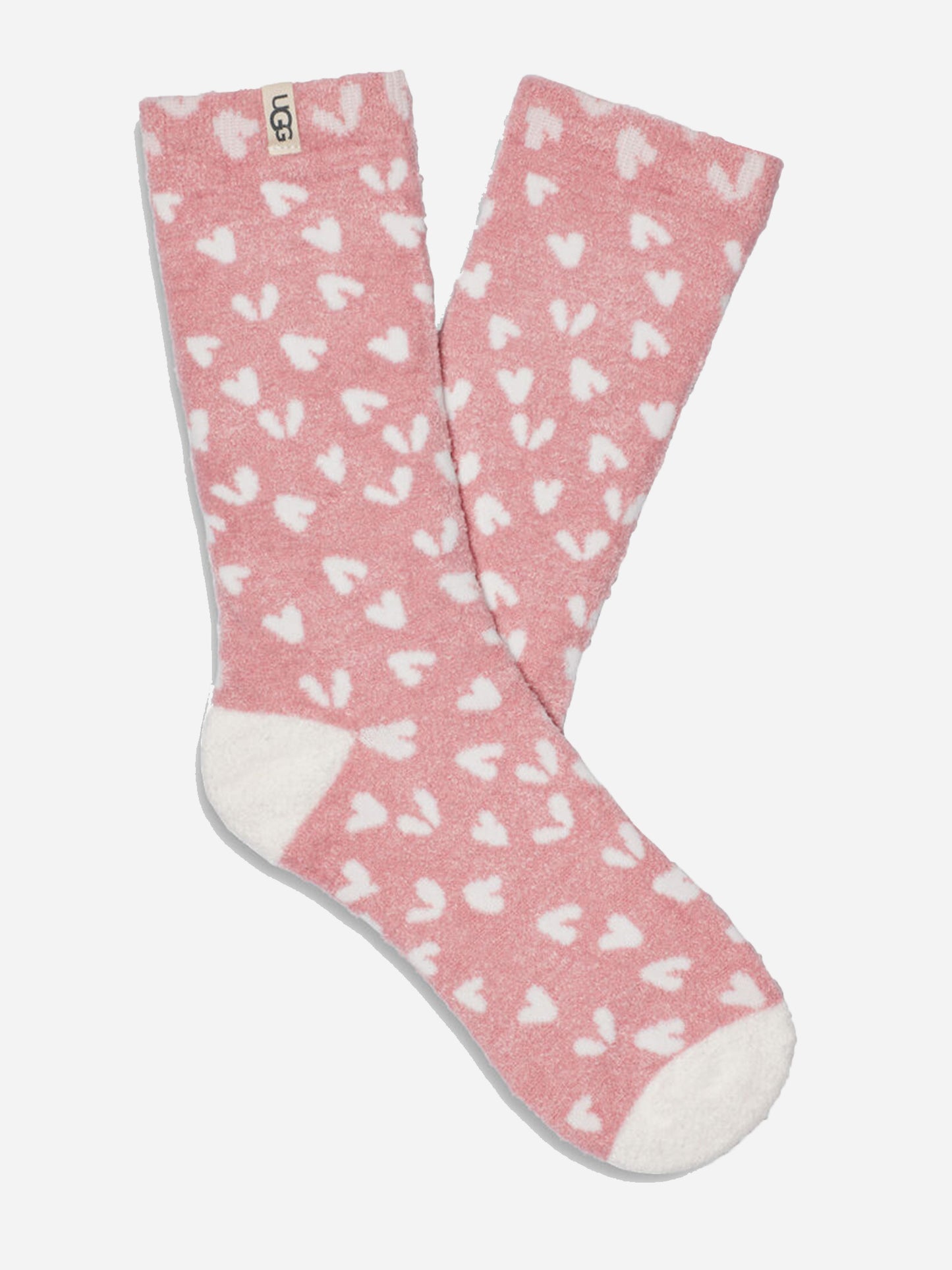 UGG Women’s Leslie Graphic Crew Socks - Saint Bernard
