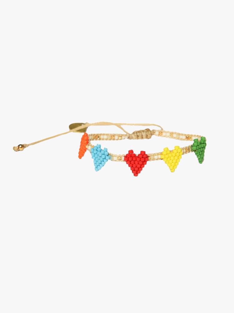 Mishky Multi Heart Row Bracelet - Saint Bernard